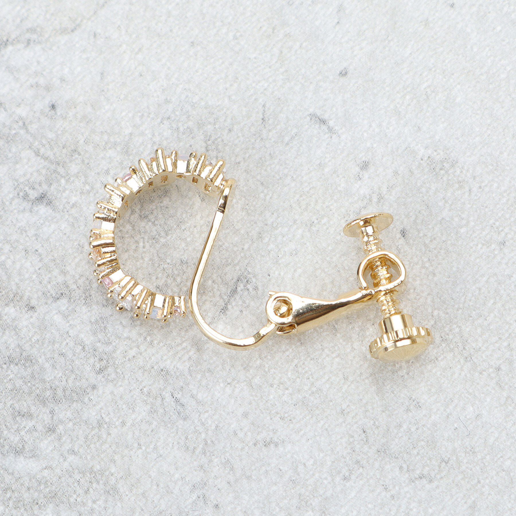 OPAQUE.CLIP「ビジューイヤリング」|イヤリング|