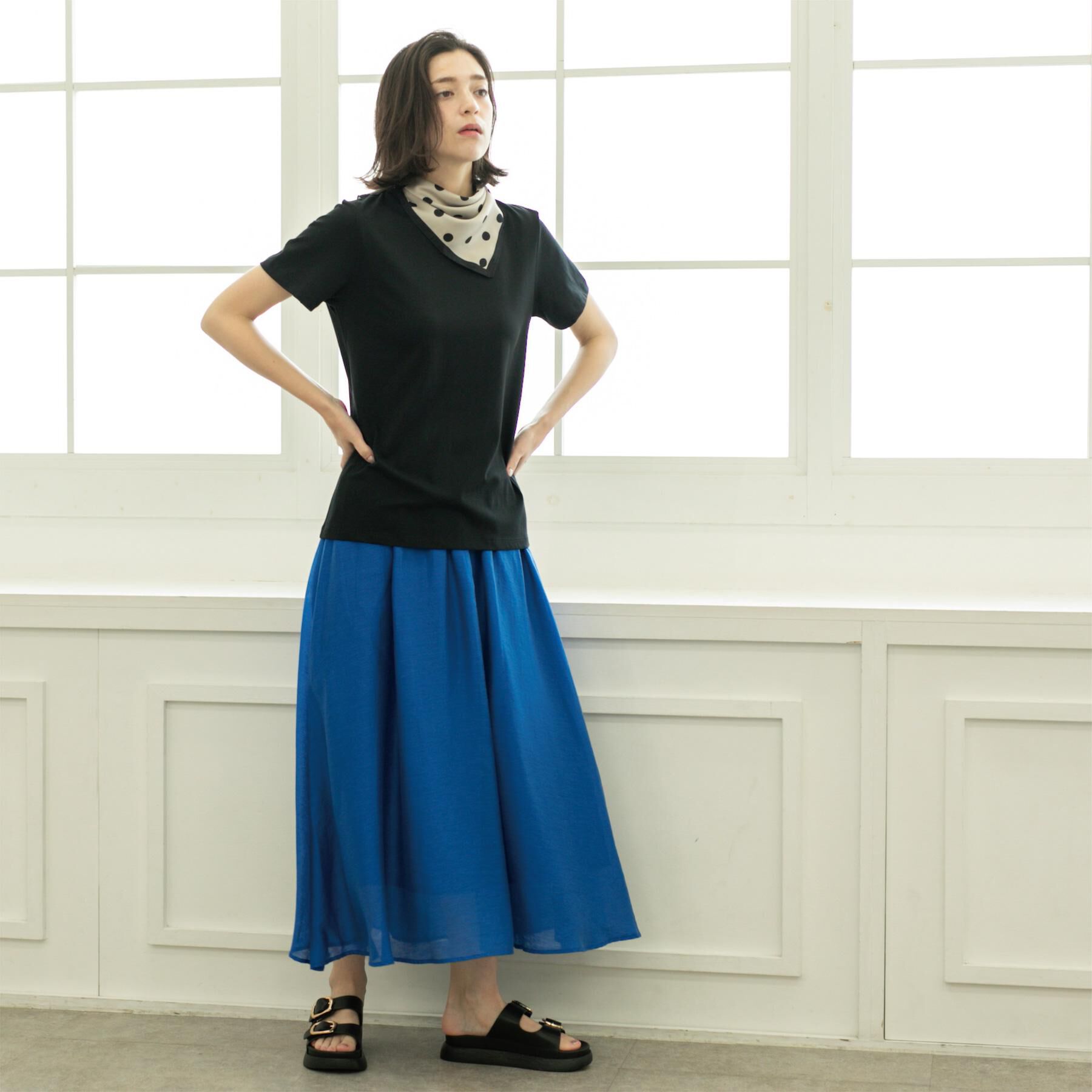 OPAQUE.CLIP「《5色展開》ベーシックTシャツ【洗濯機洗い可/UV/接触冷感】」|Tシャツ・カットソー|