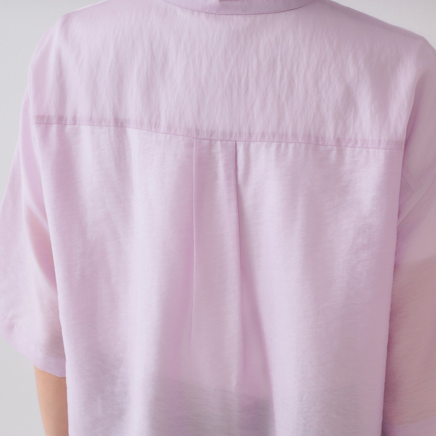 OPAQUE.CLIP「シアーダブルポケットシャツ【洗濯機洗い可】」|シャツ・ブラウス|