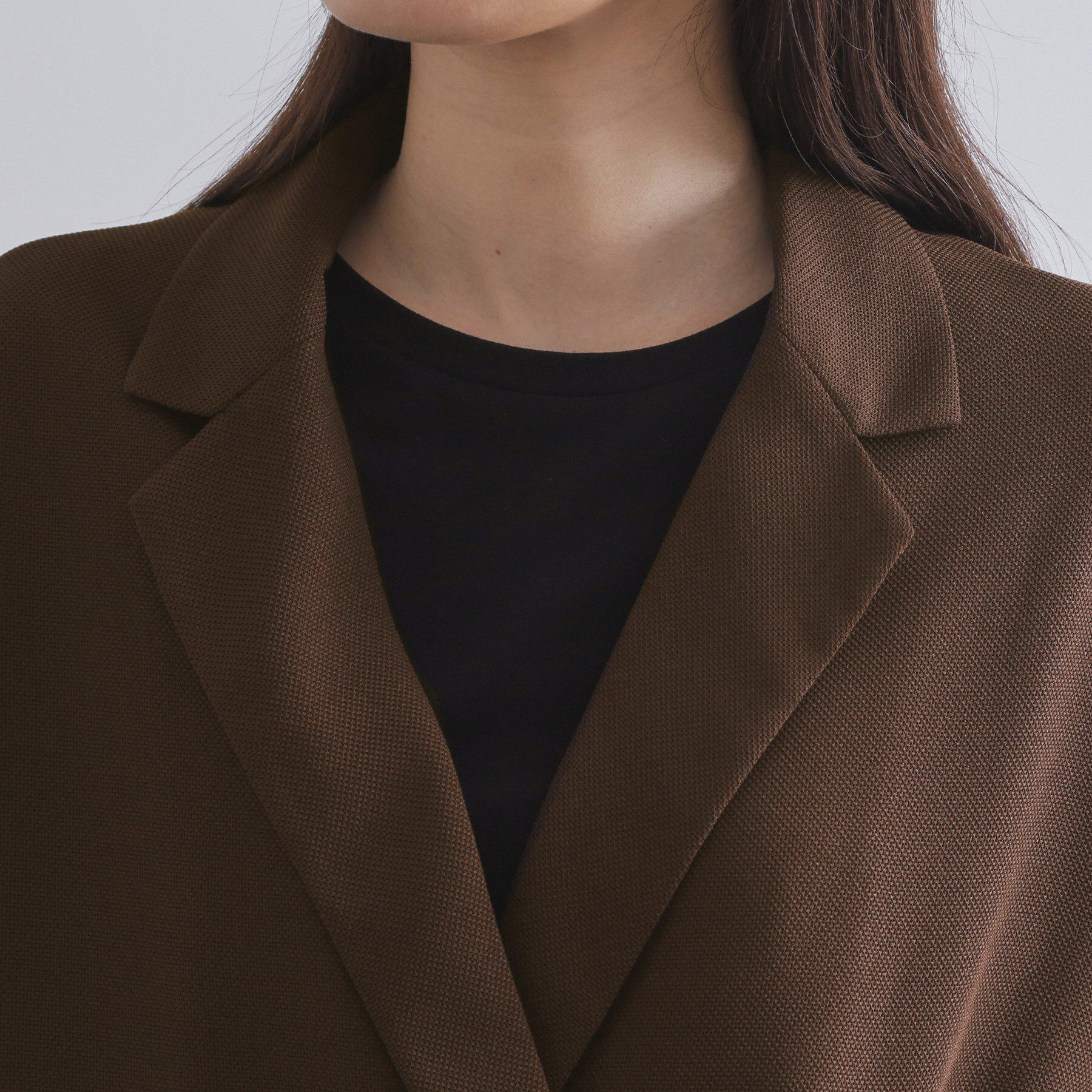 OPAQUE.CLIP「メッシュテーラードジャケット【洗濯機洗い可】」|テーラードジャケット|