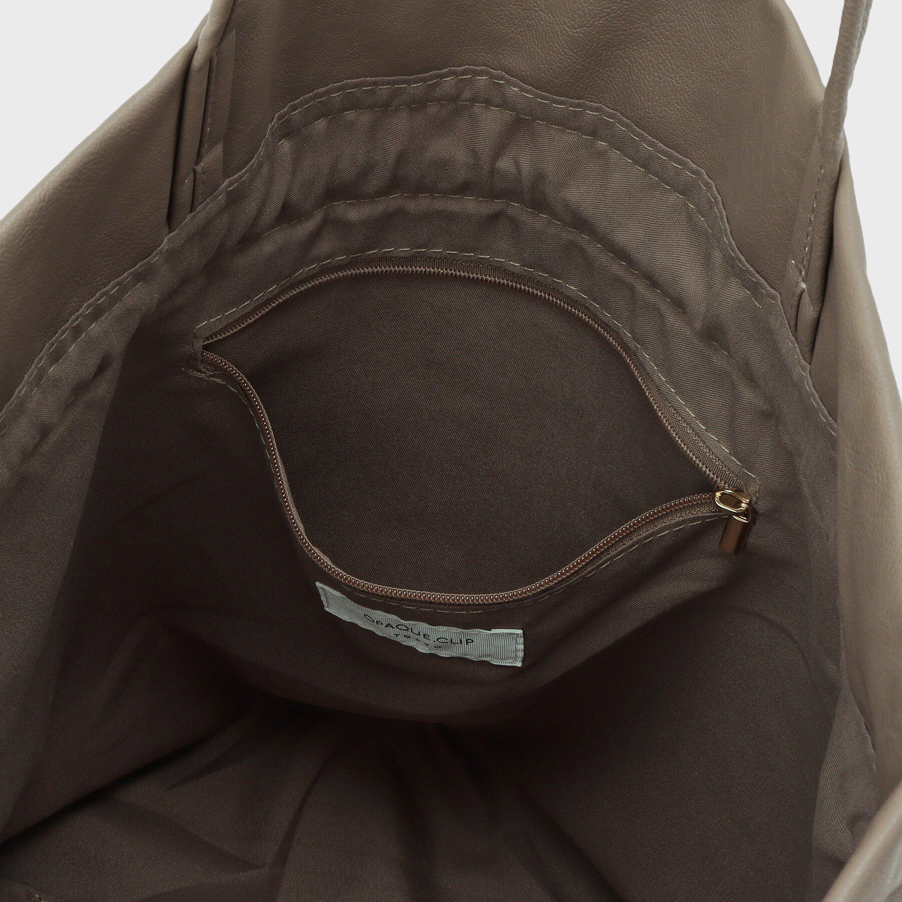 OPAQUE.CLIP「【A4サイズ対応】ソフト合皮巾着ドローストリングトートバッグ」|トートバッグ|