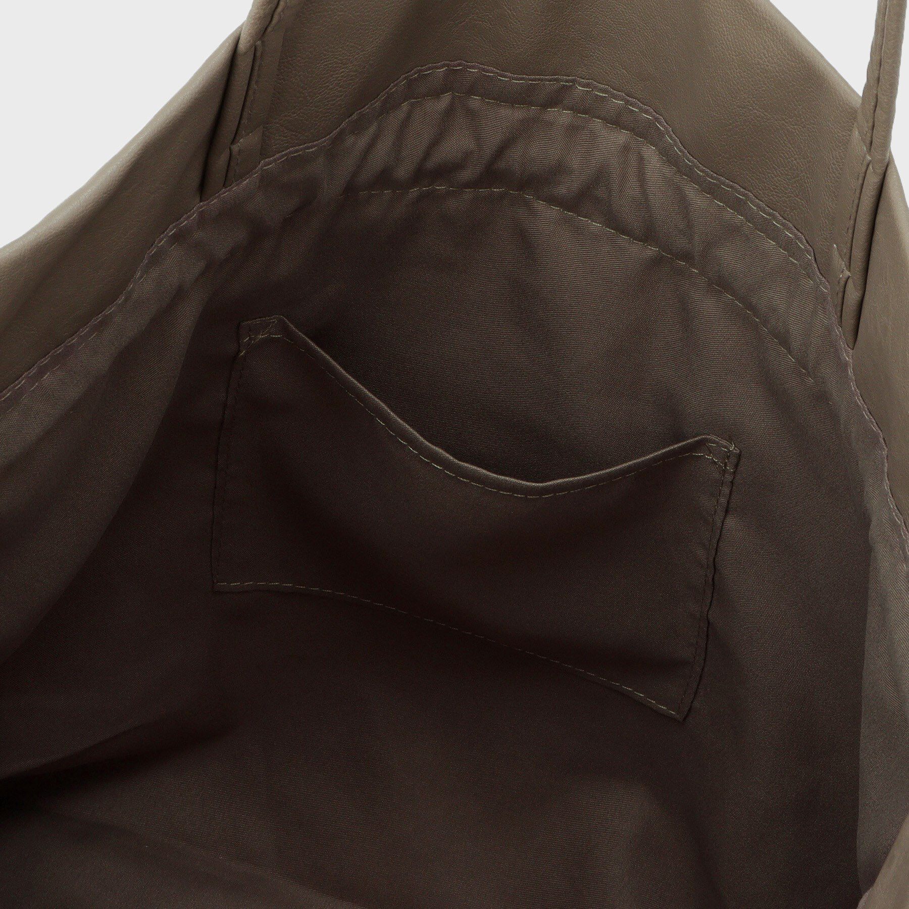 OPAQUE.CLIP「【A4サイズ対応】ソフト合皮巾着ドローストリングトートバッグ」|トートバッグ|