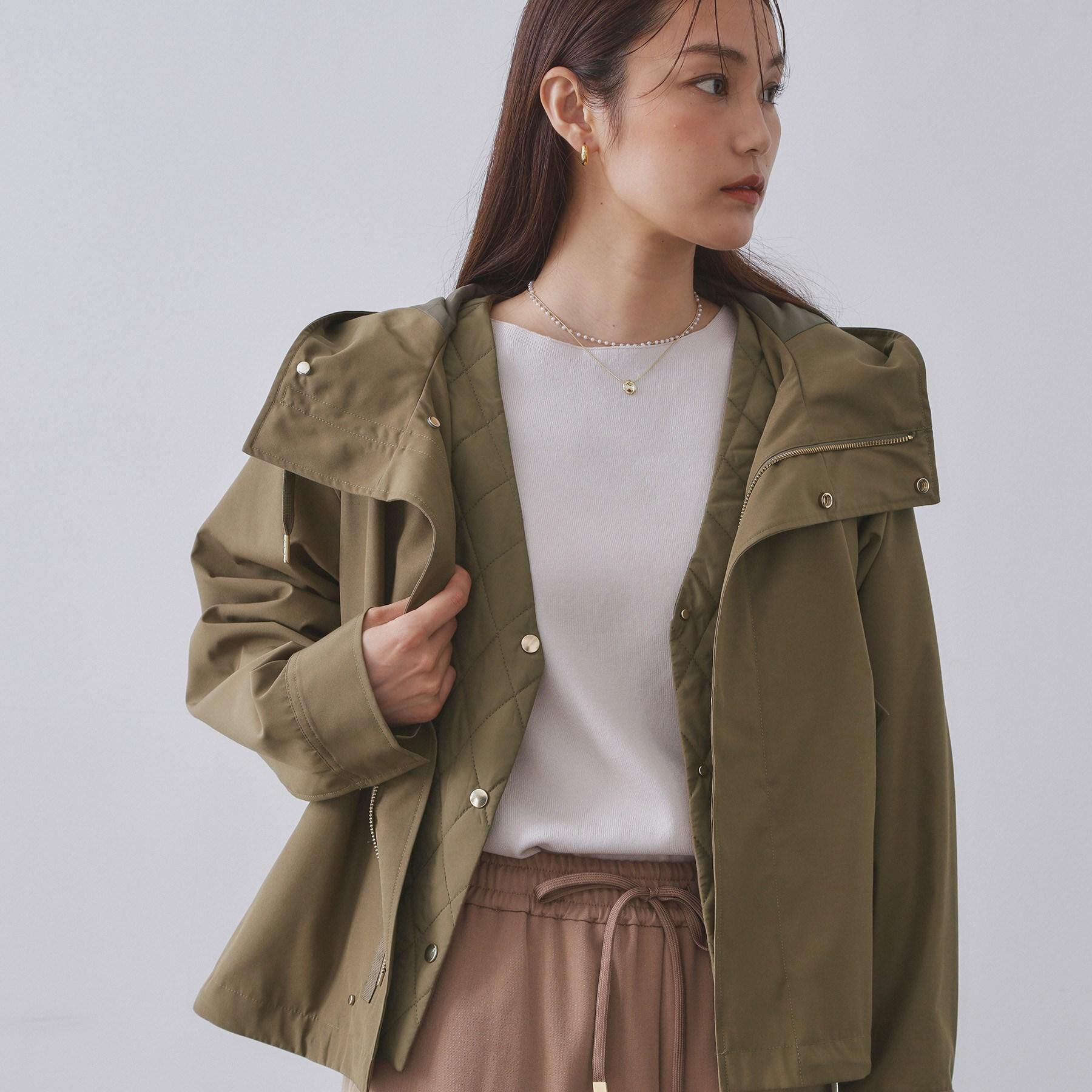 OPAQUE.CLIP「《ツインセット》マウンテンパーカー&times;キルティングベストライナー【撥水/洗濯機OK】」|ブルゾン・スタジャン|