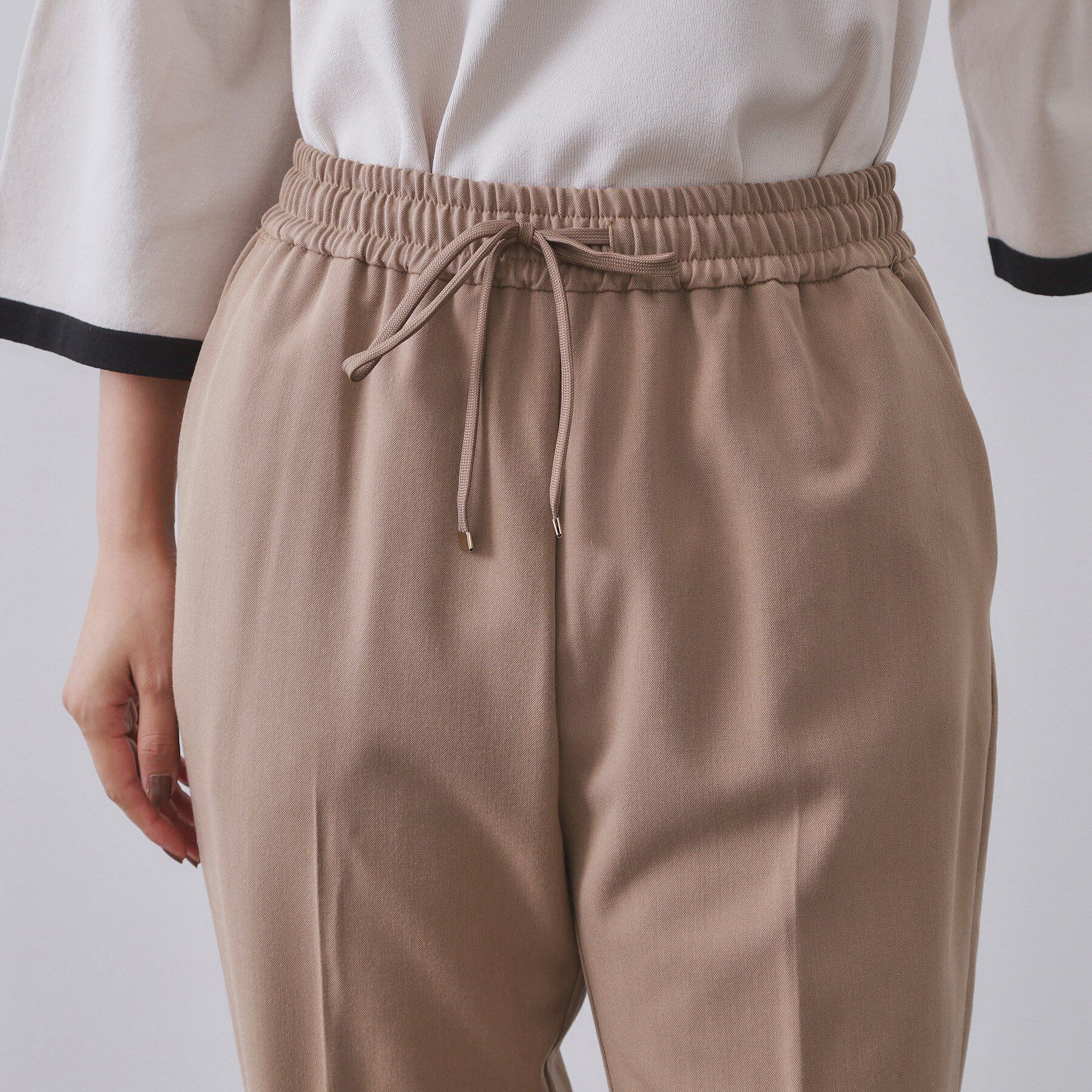 OPAQUE.CLIP「ウォームタッチ イージーテーパードパンツ【洗濯機洗OK/ストレッチ】≪SS～LL≫」|その他|