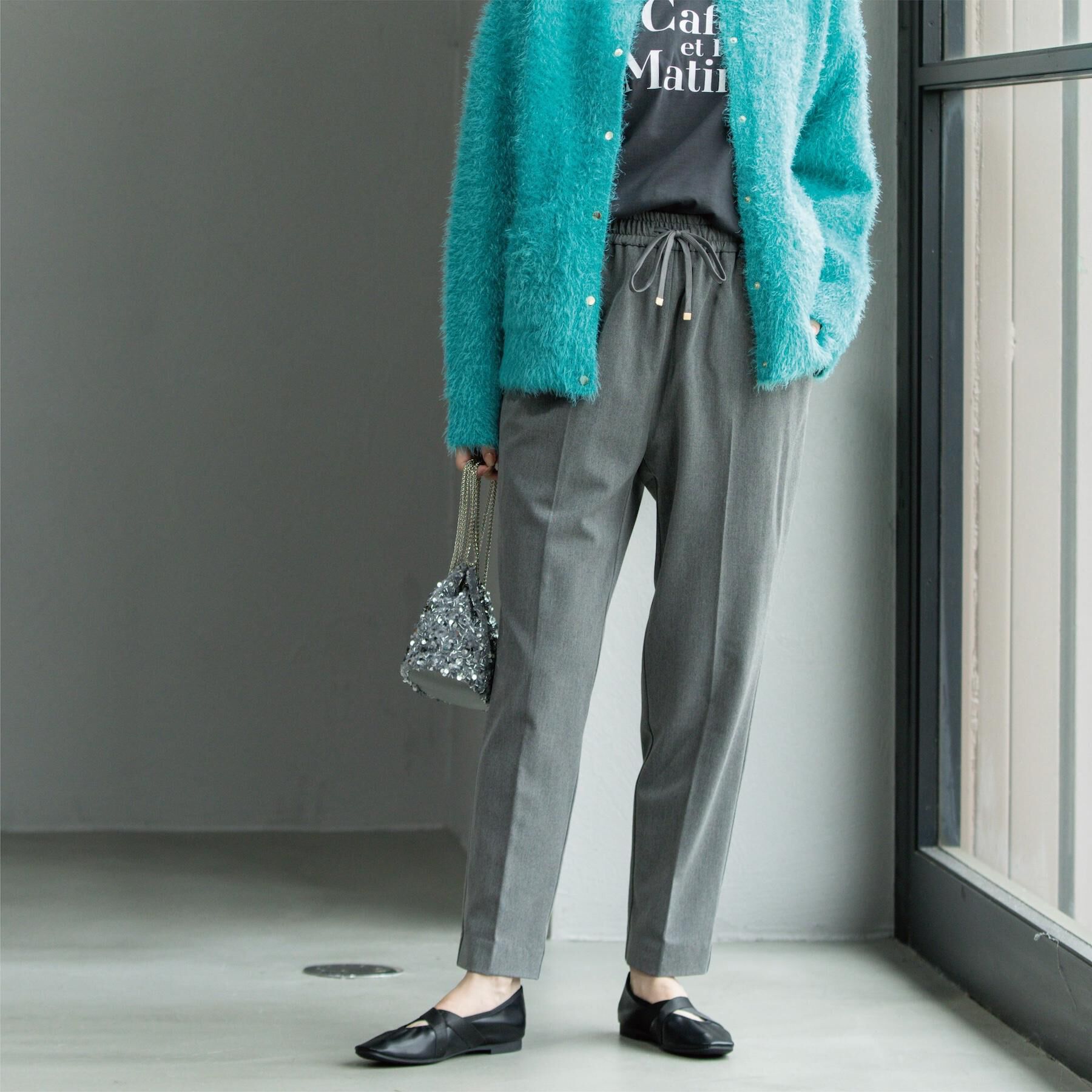 OPAQUE.CLIP「ウォームタッチ イージーテーパードパンツ【洗濯機洗OK/ストレッチ】≪SS～LL≫」|その他|