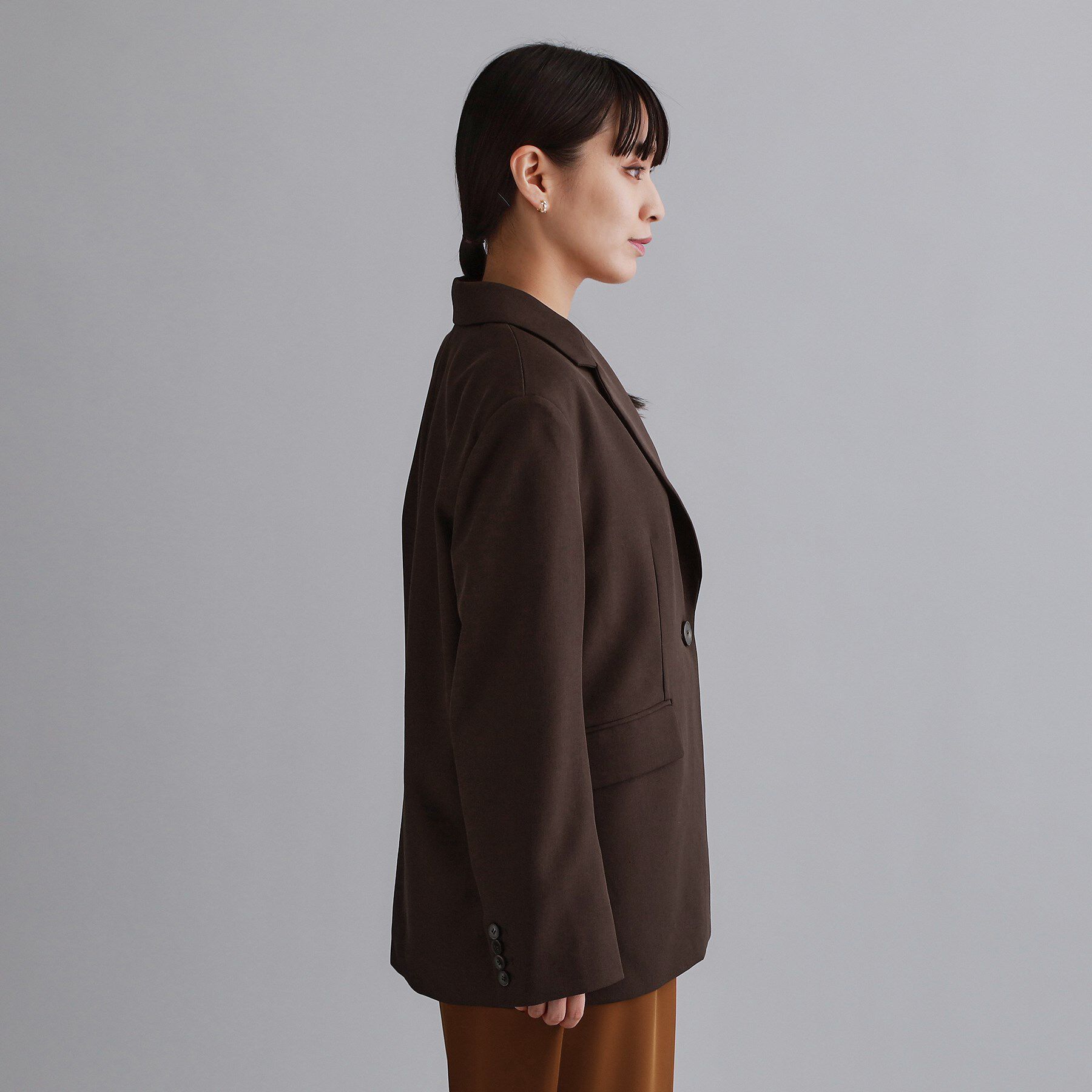 OPAQUE.CLIP「【es】ビッグテーラードジャケット【UVケア/洗濯機OK】」|テーラードジャケット|