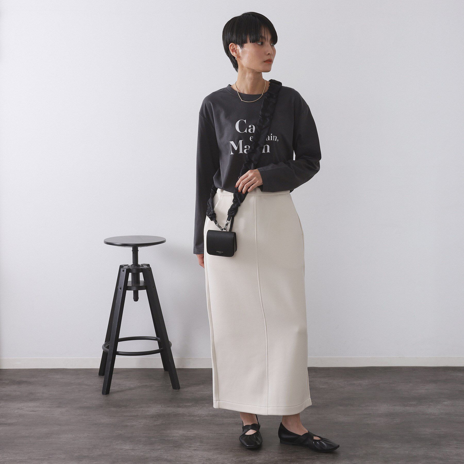 OPAQUE.CLIP「ミニバッグ付きフリルショルダーストラップ」|その他|