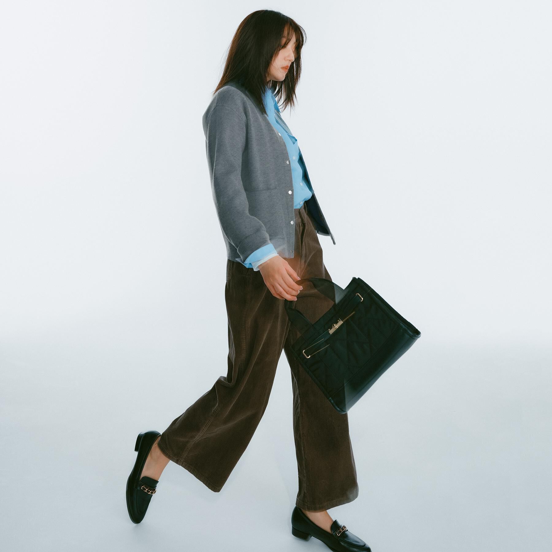 OPAQUE.CLIP「【2WAY】ダイヤキルティングスクエアミドルショルダーバッグ」|ショルダー・メッセンジャー|