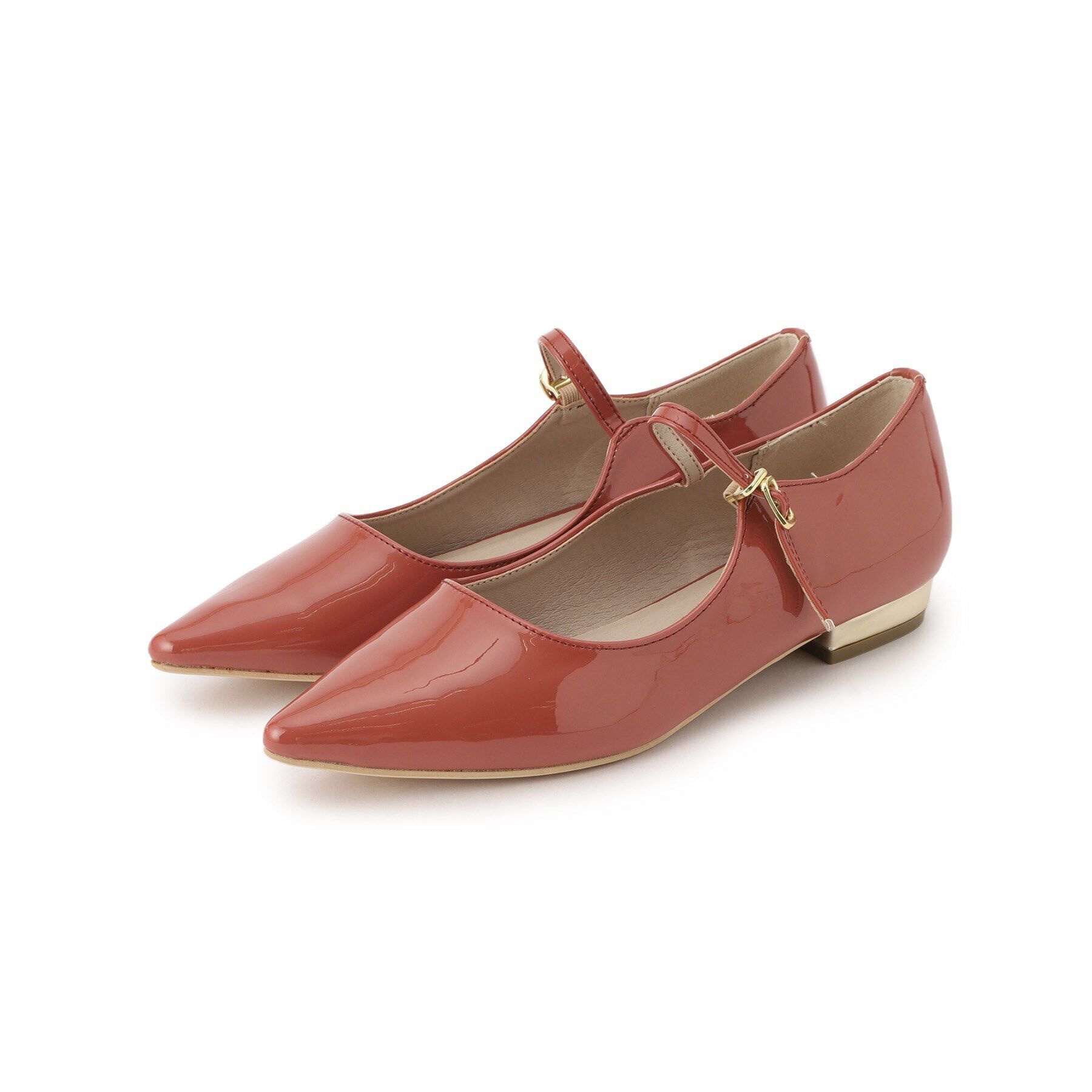 Couture broach「エナメルポインテッド」|パンプス|ﾋﾟﾝｸ(074)