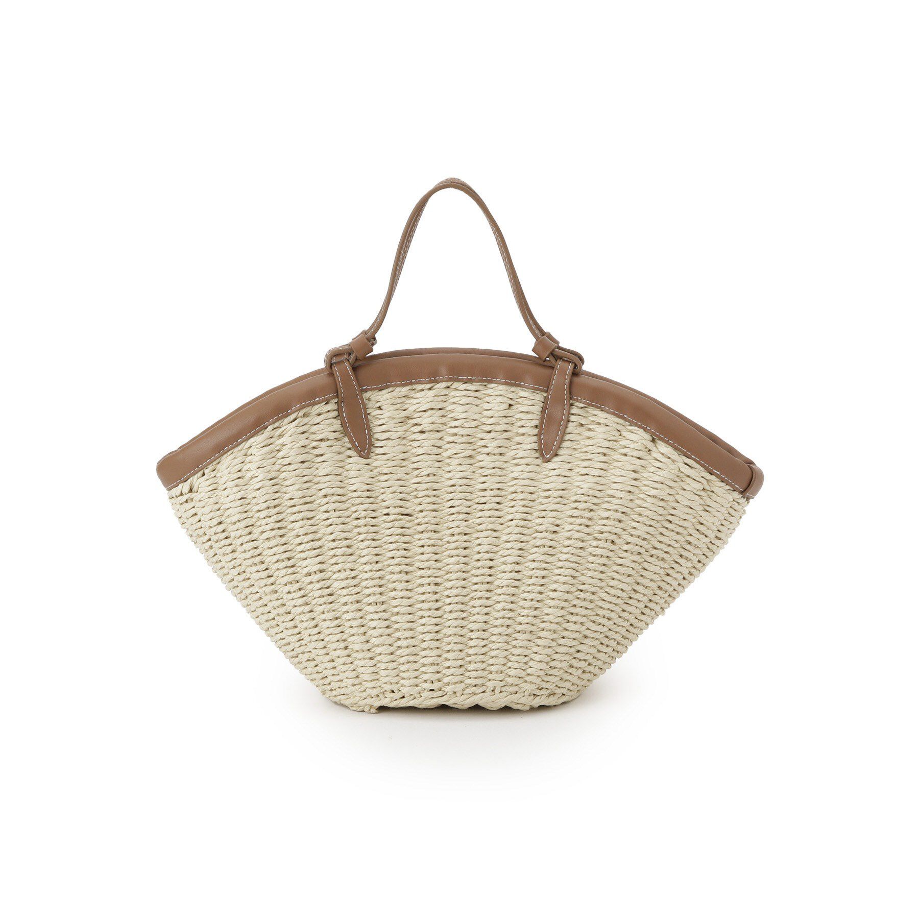 Couture broach「合皮トリミングペーパートート」|トートバッグ|