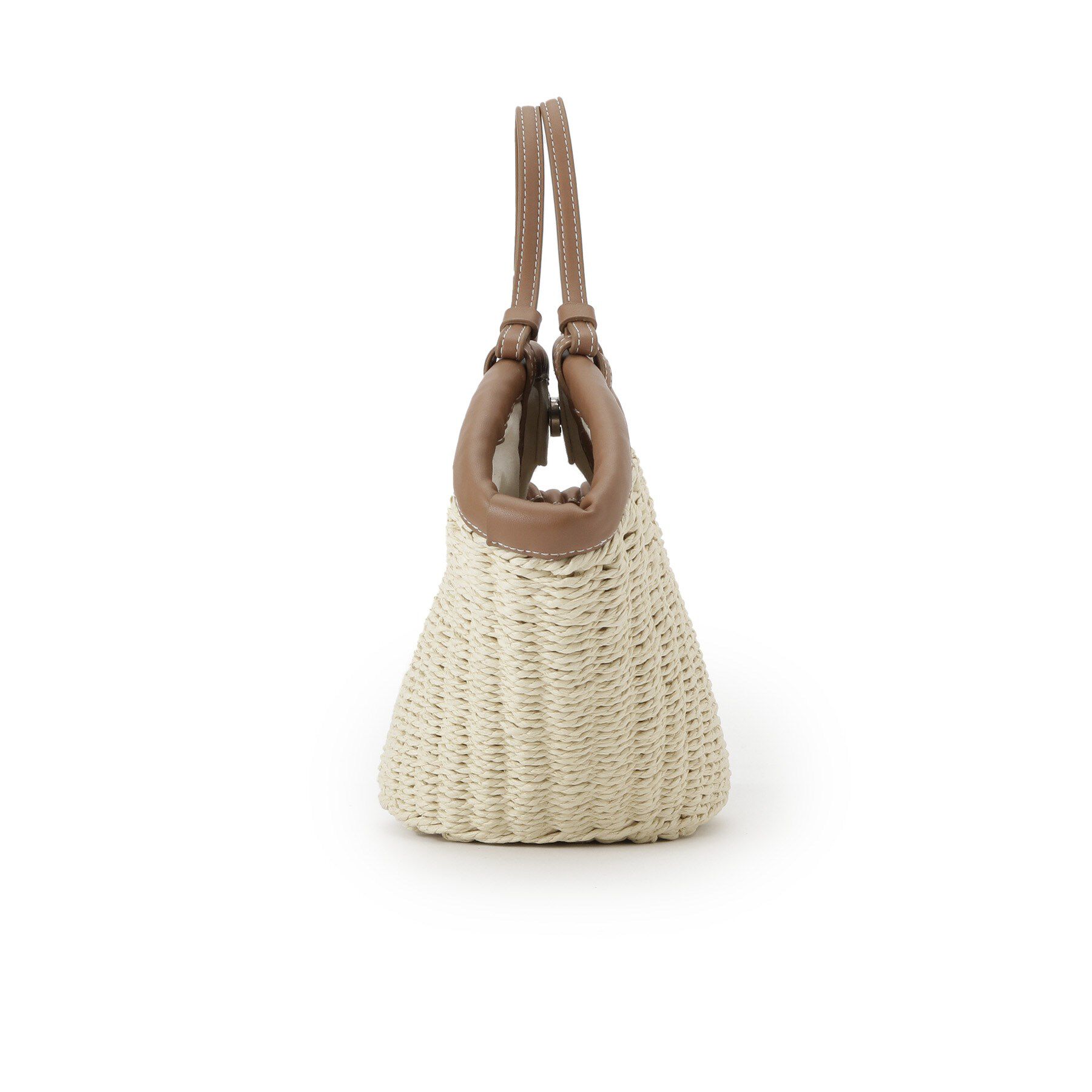 Couture broach「合皮トリミングペーパートート」|トートバッグ|