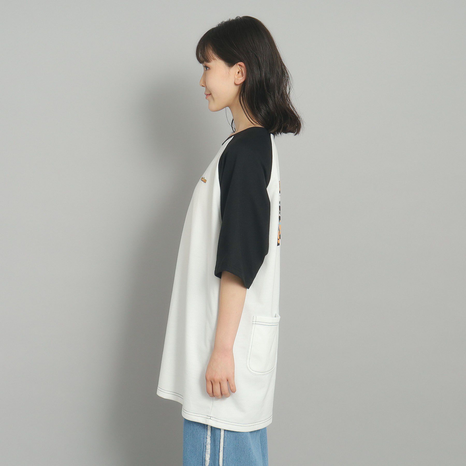 PINK-latte「ラグランプリントワンピース」|ワンピース|