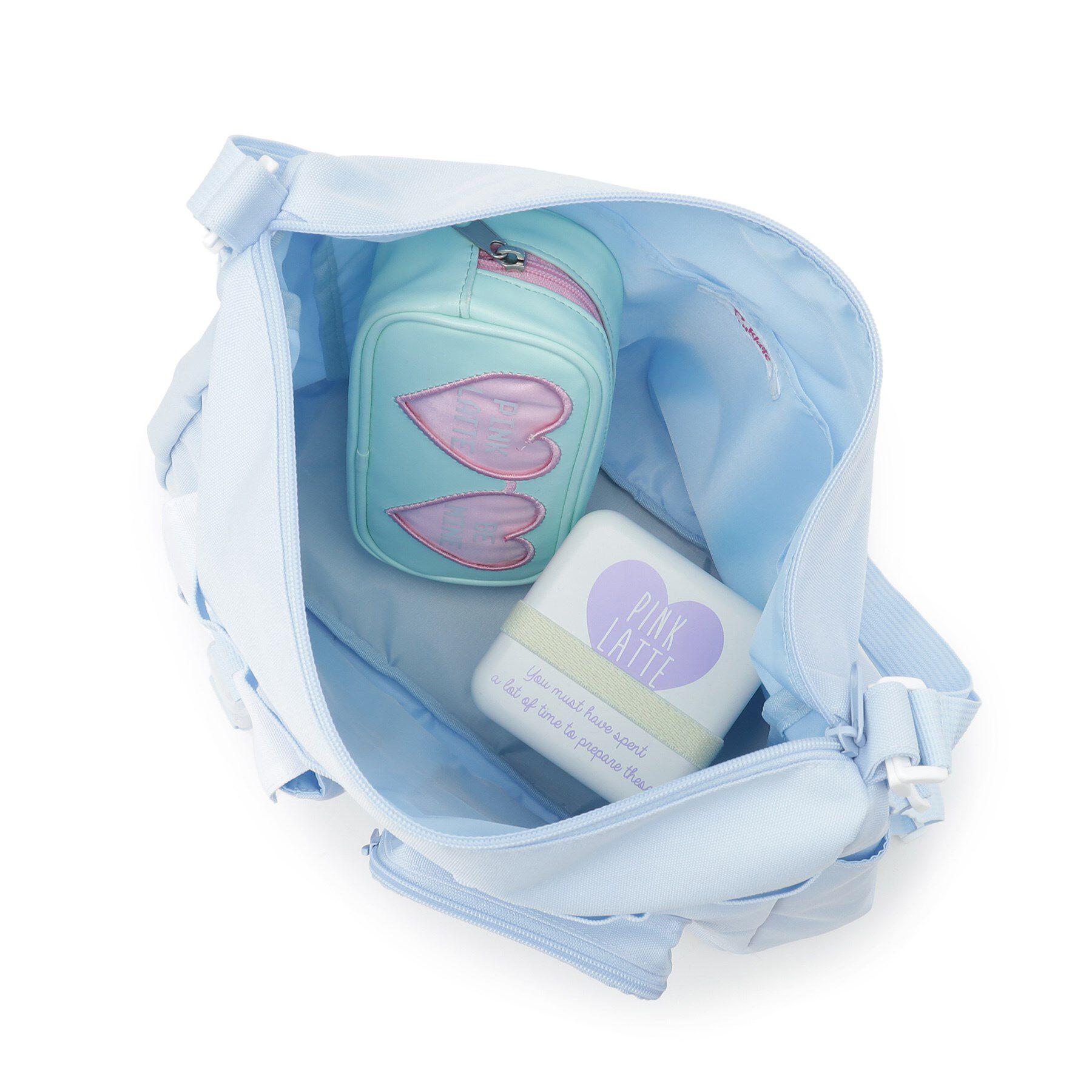 PINK-latte「ダブルポケット3WAYショルダー」|ショルダー・メッセンジャー|