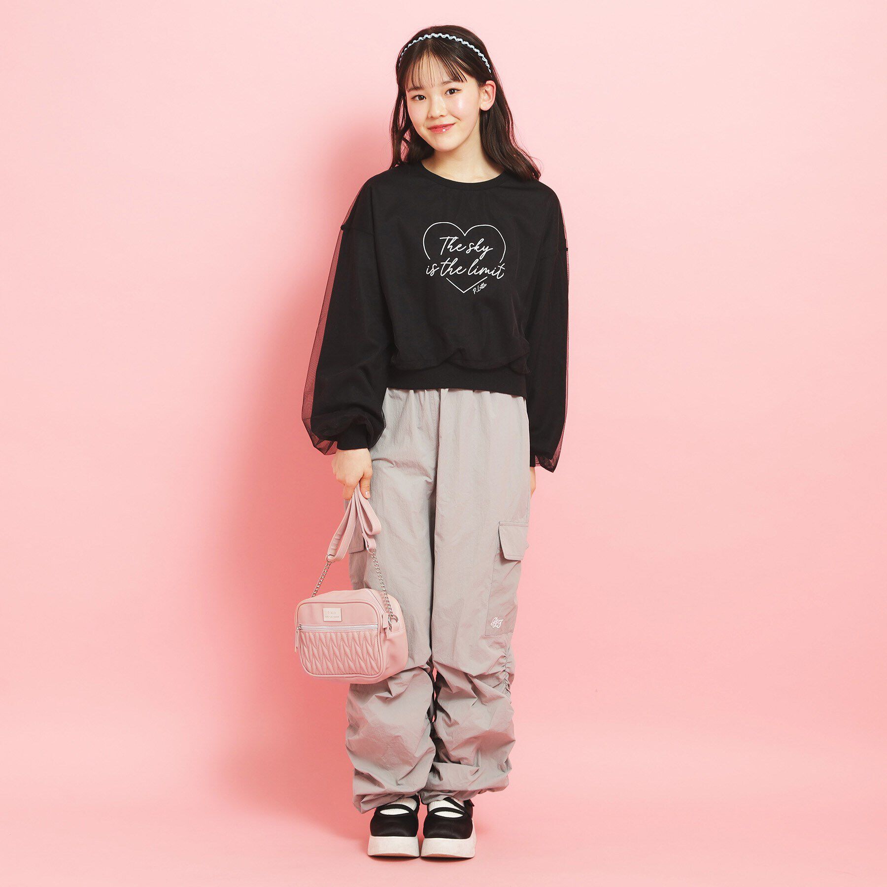 PINK-latte「ガーリーキルトショルダー」|ショルダー・メッセンジャー|