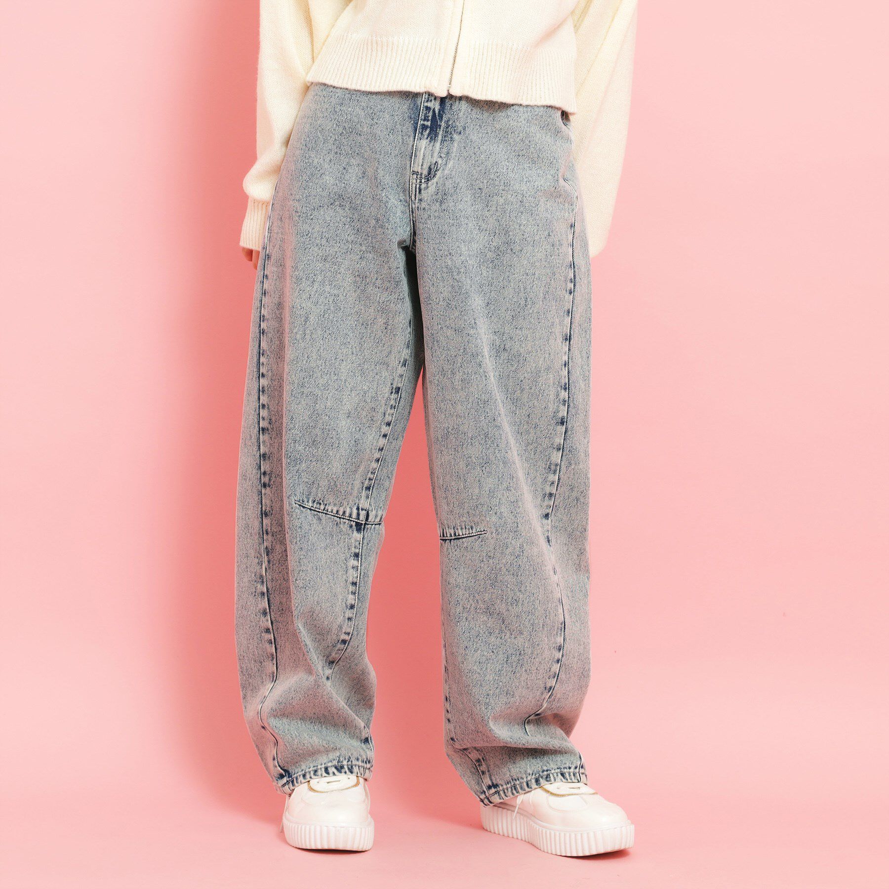 PINK-latte「バレルレッグデニム」|その他|
