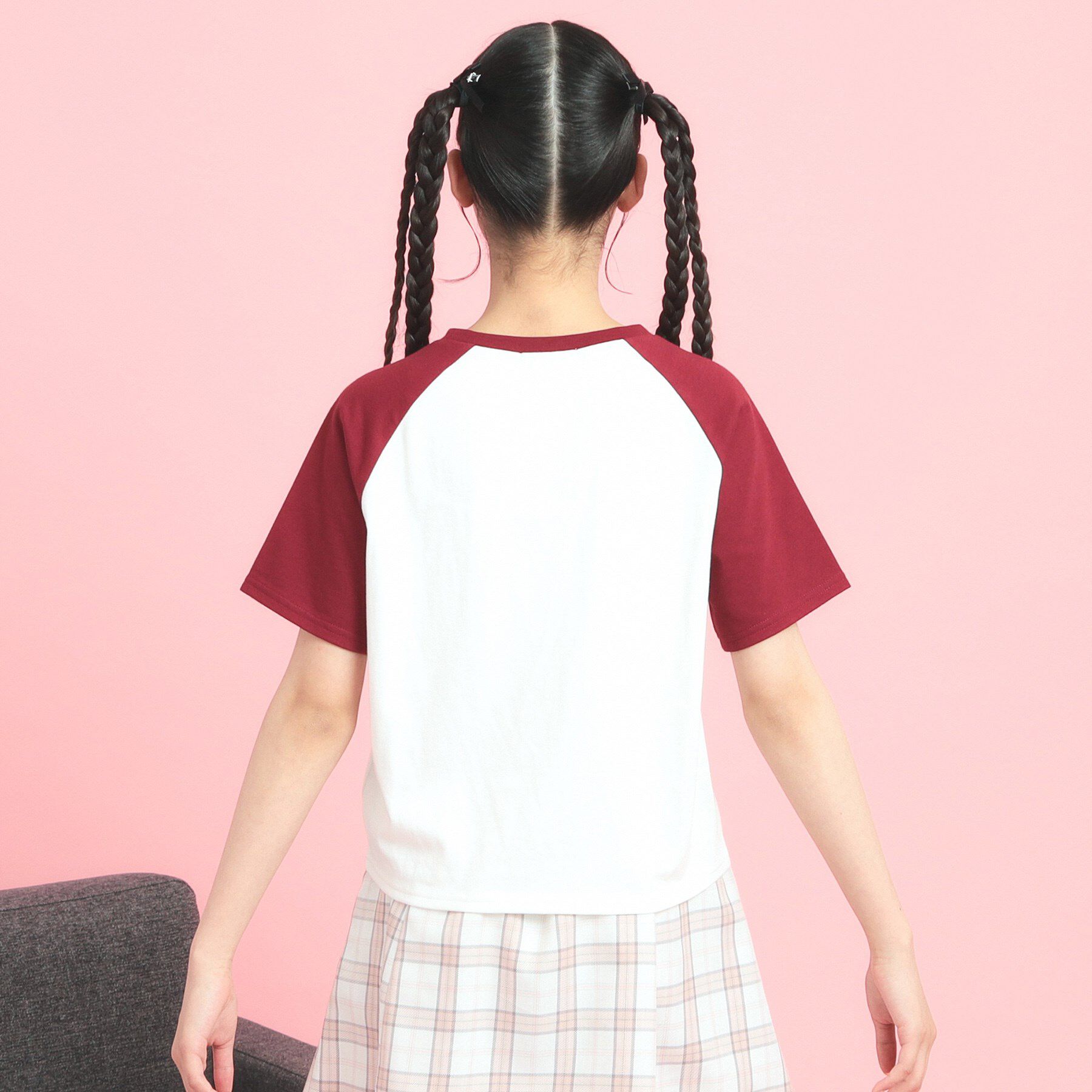 PINK-latte「ラグランTシャツ」|Tシャツ・カットソー|