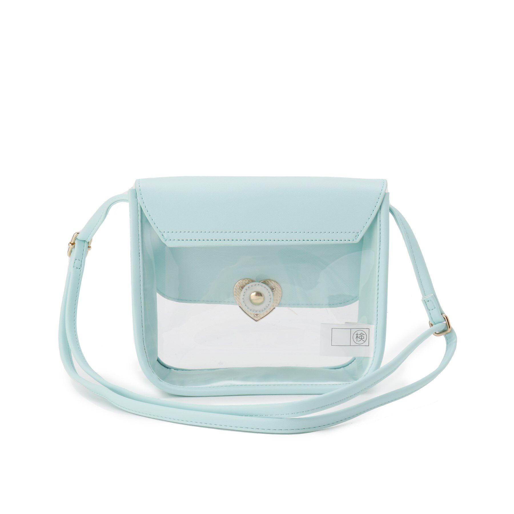 PINK-latte「ハートバックルPVCショルダーバッグ」|ショルダー・メッセンジャー|