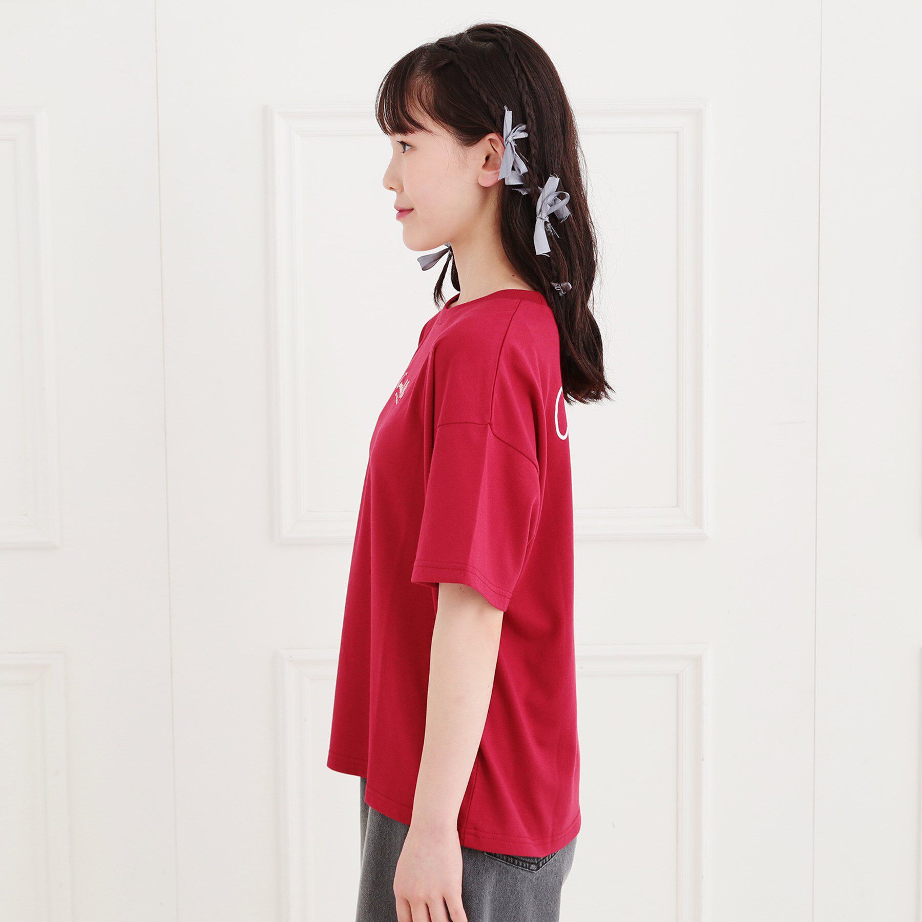 PINK-latte「バックプリントTシャツ」|Tシャツ・カットソー|