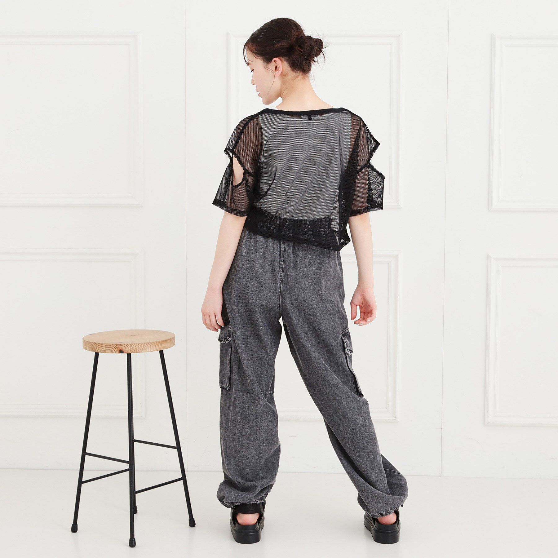 PINK-latte「デニムバレルカーゴパンツ」|その他|