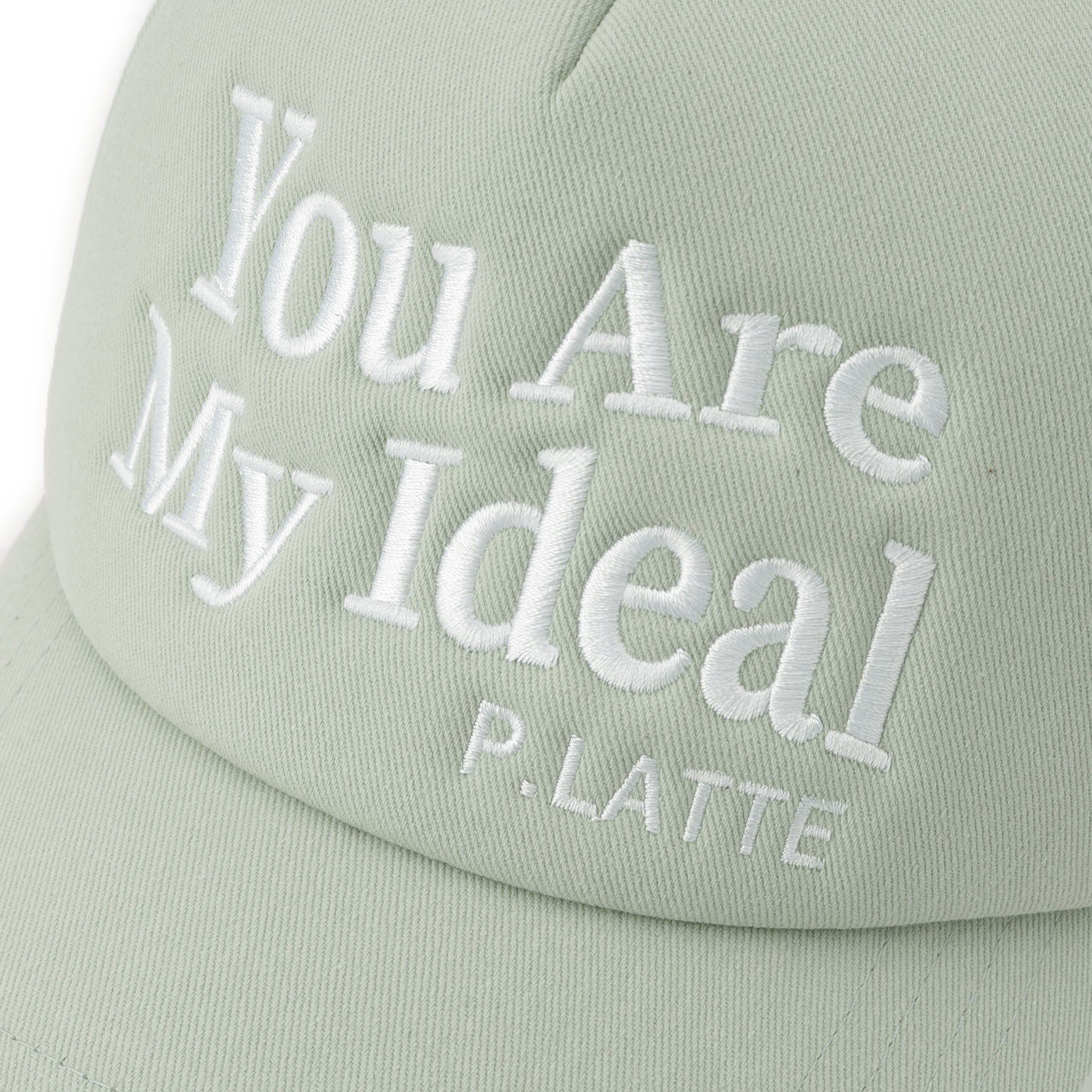 PINK-latte「ビッグロゴ刺繍メッシュキャップ」|キャップ・キャスケット|