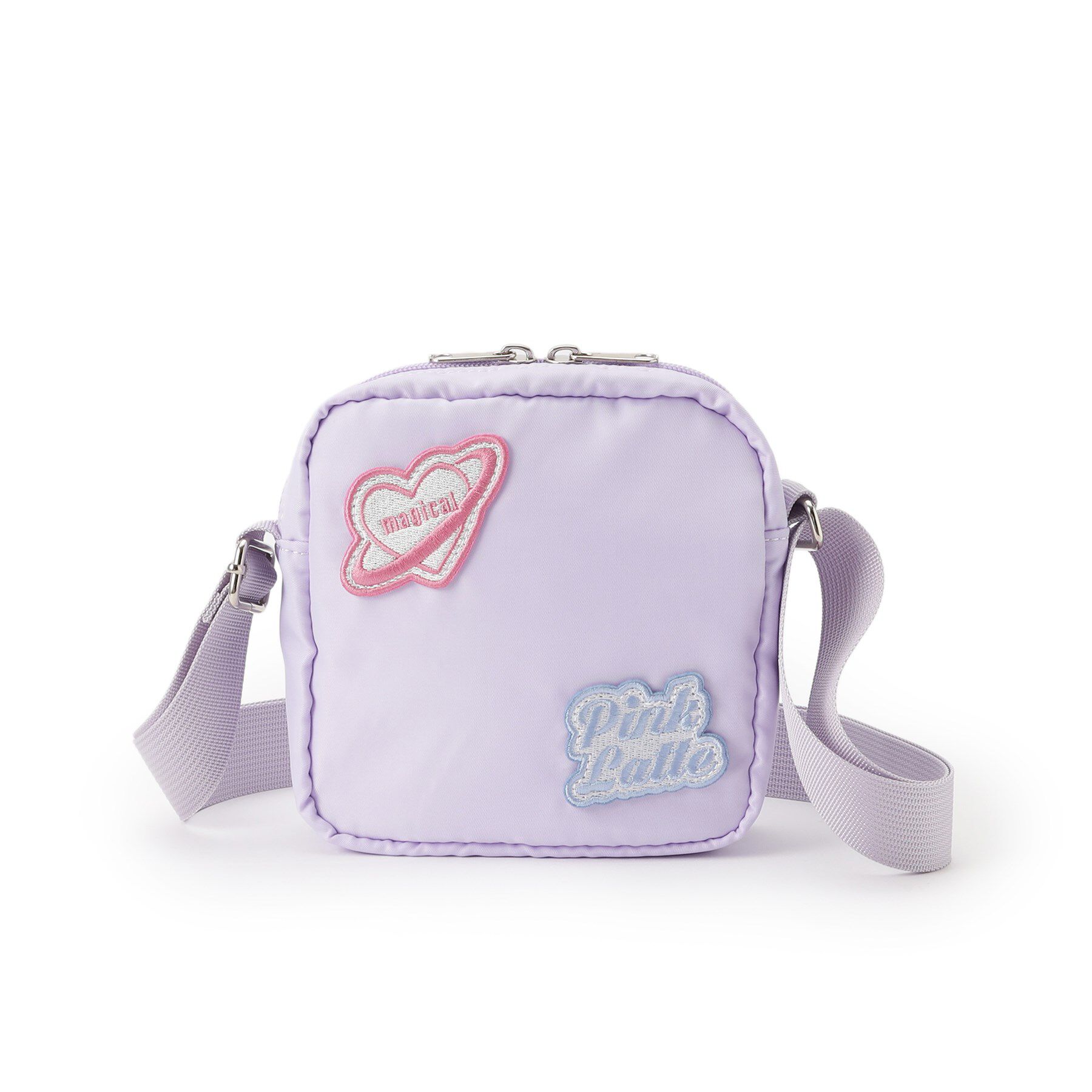 PINK-latte「ワッペンミニショルダー」|ショルダー・メッセンジャー|