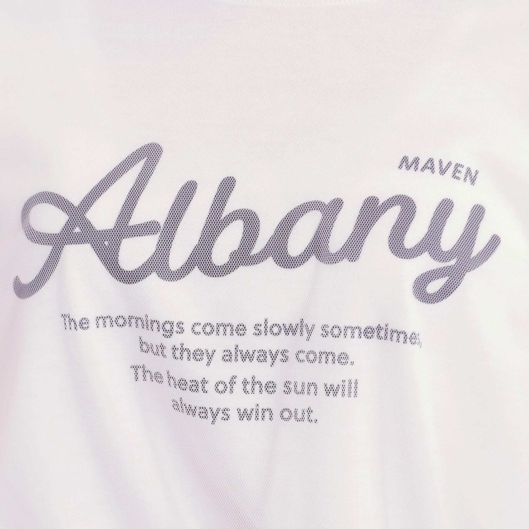 PINK-latte「チュールドッキングビッグTシャツ」|Tシャツ・カットソー|