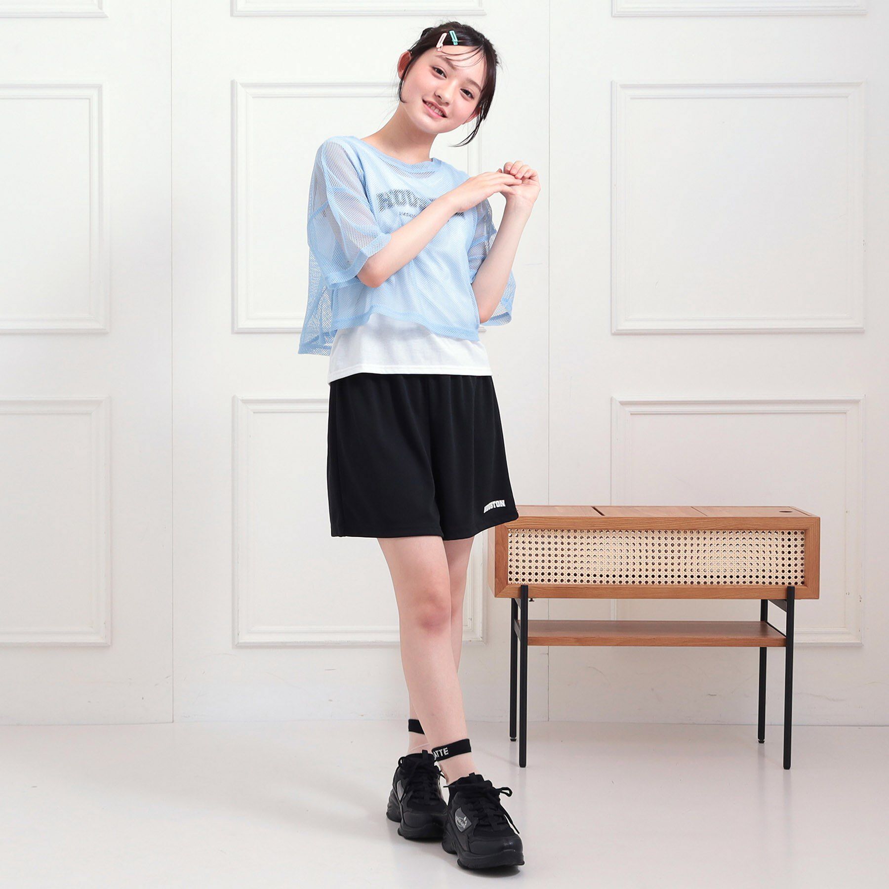 PINK-latte「【セットアップアイテム】メッシュコーデ3点セット」|その他|