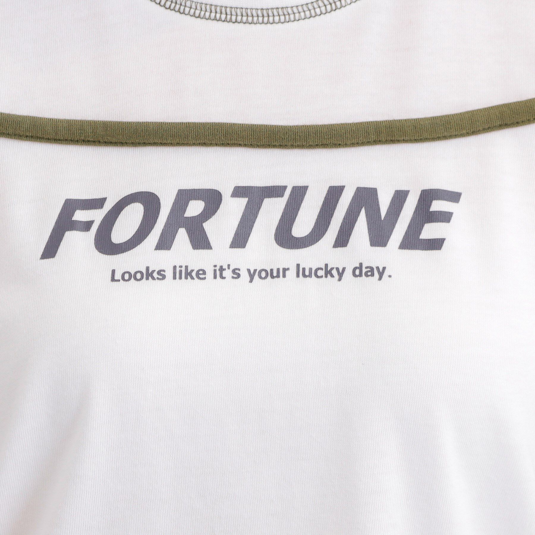 PINK-latte「レイヤード風肩あきロンT」|Tシャツ・カットソー|