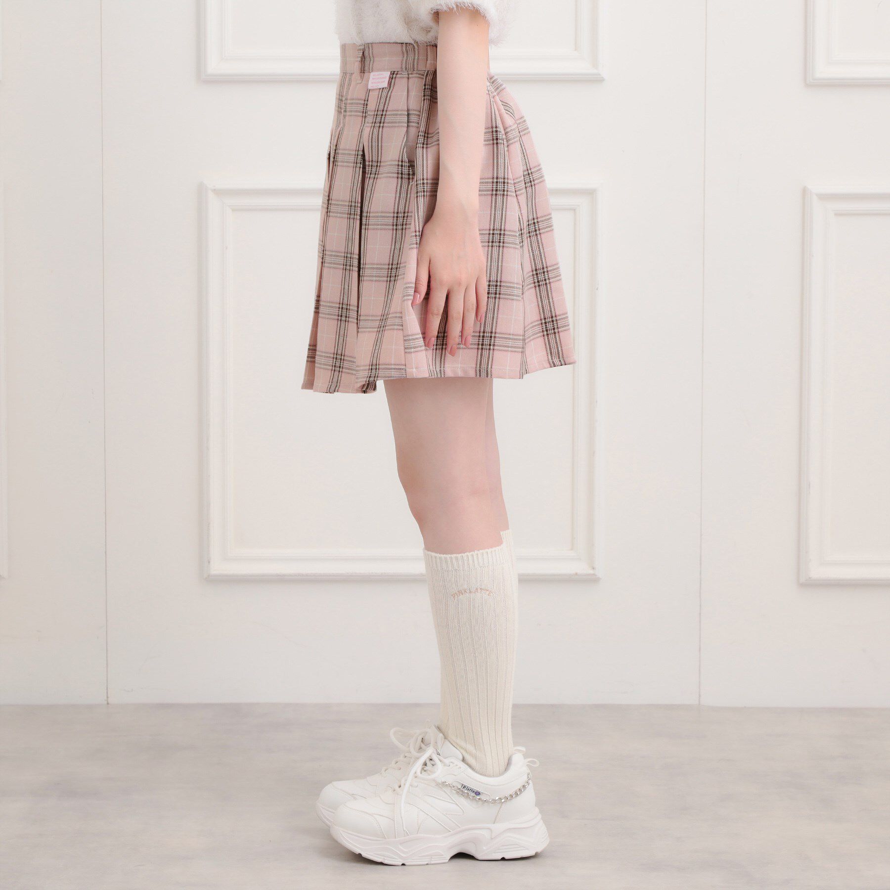 PINK-latte「インパン付プリーツスカート」|スカート|