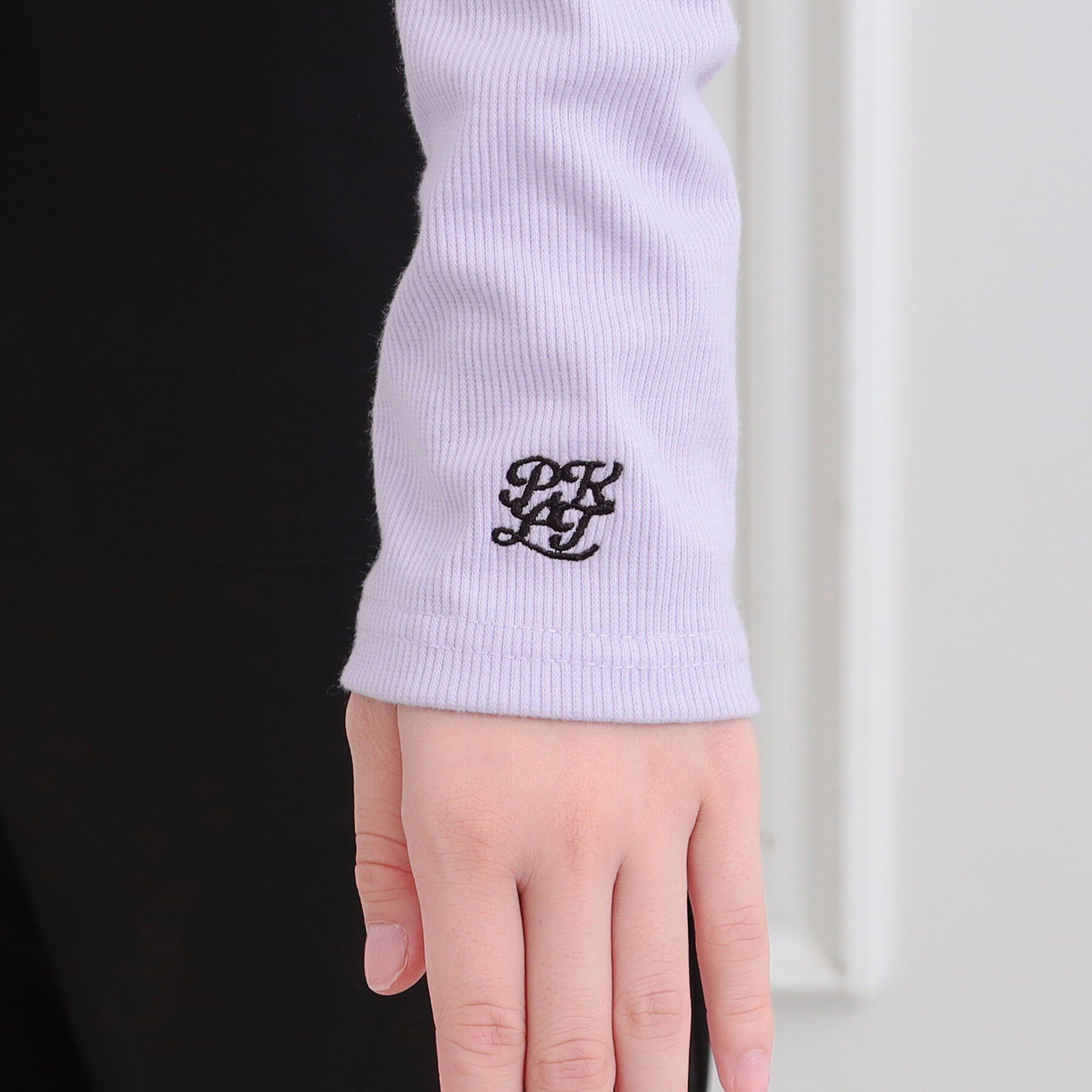 PINK-latte「レースアップテレコプルオーバー」|Tシャツ・カットソー|