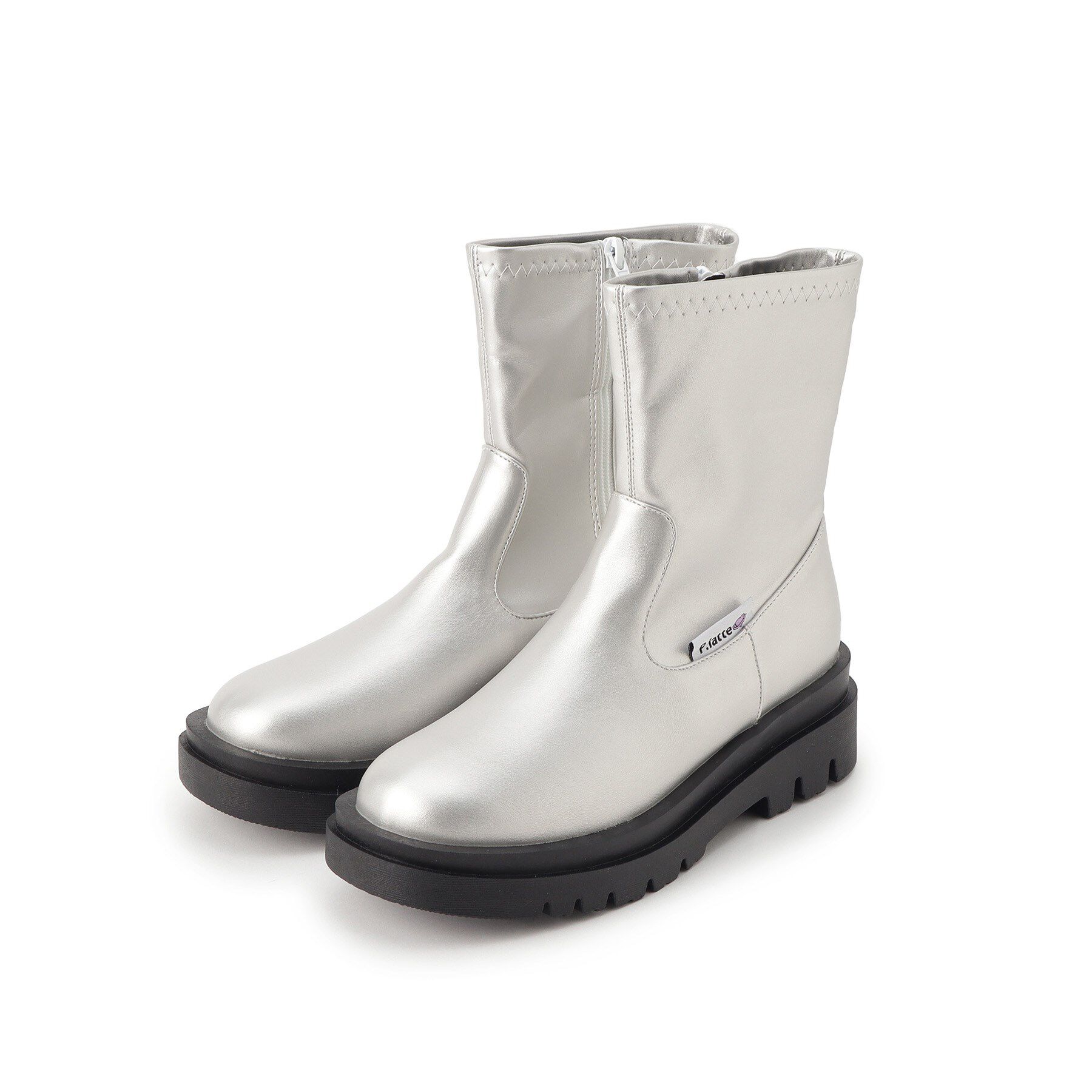 PINK-latte「サイドジップブーツ」|ショートブーツ|