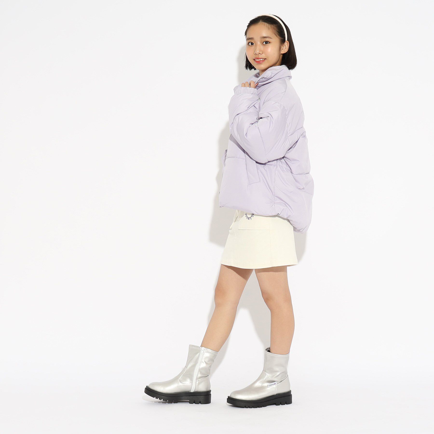 PINK-latte「サイドジップブーツ」|ショートブーツ|