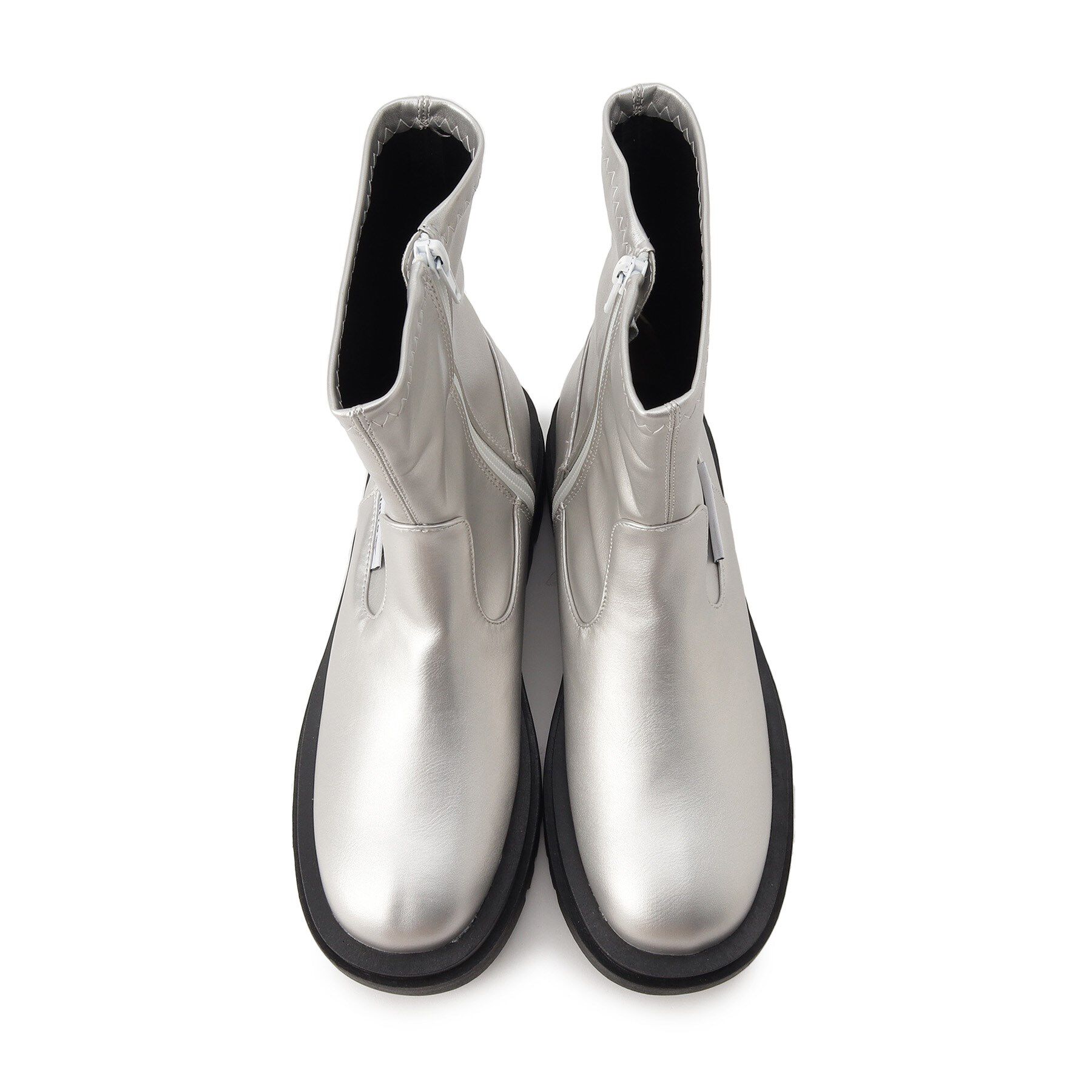 PINK-latte「サイドジップブーツ」|ショートブーツ|