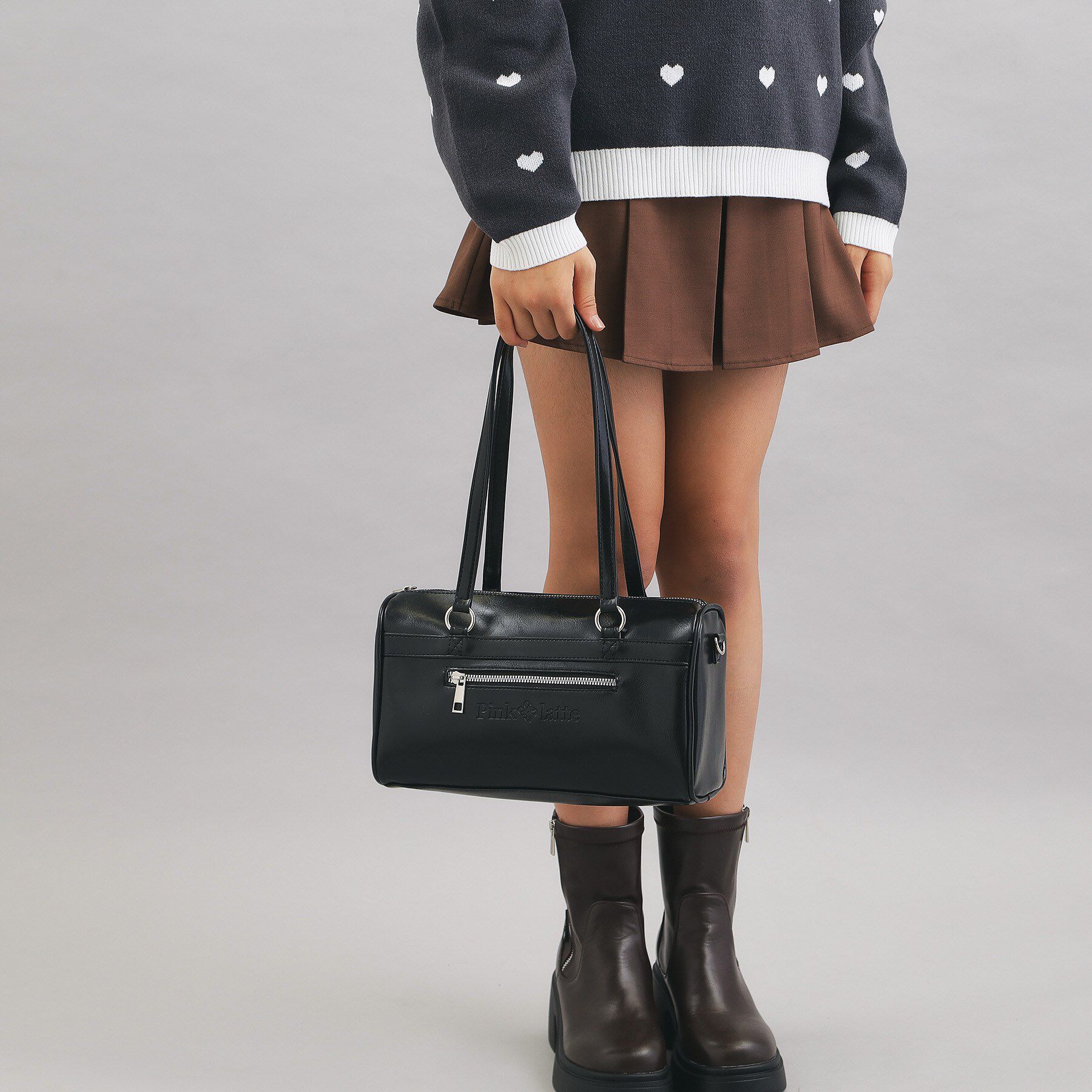 PINK-latte「【2WAY】ロングハンドルショルダーバッグ」|ショルダー・メッセンジャー|