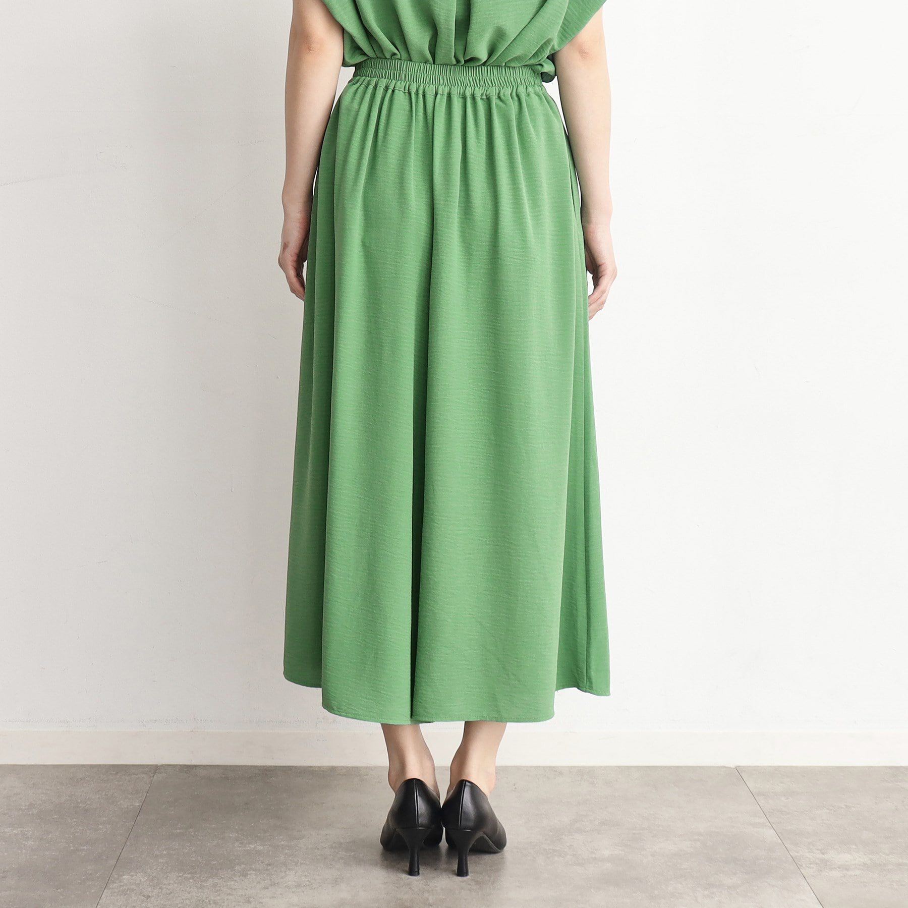 THE SHOP TK「【涼しい！/シワになりにくい/吸水速乾/洗える】フレアスカートパンツ」|その他|