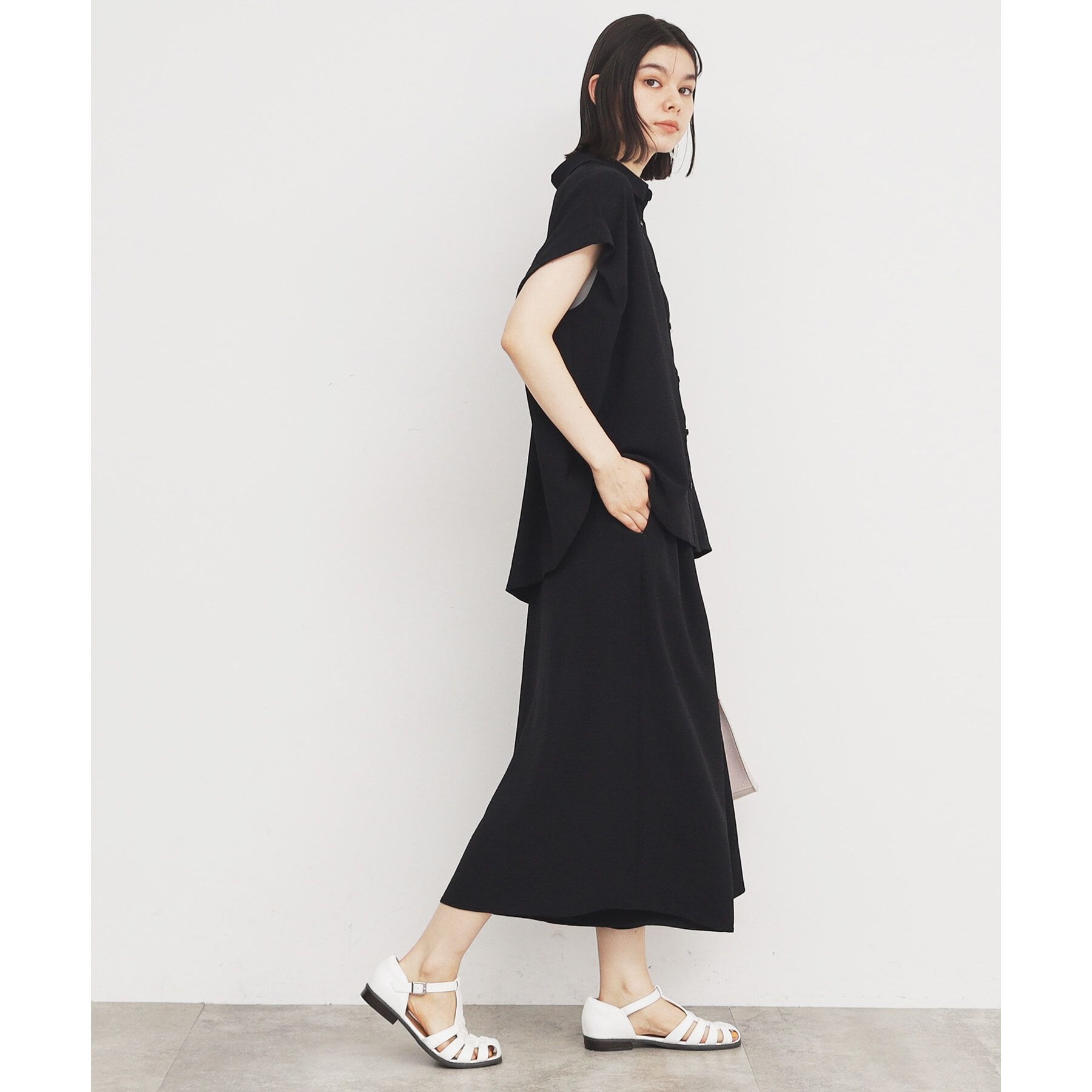 THE SHOP TK「【涼しい！/シワになりにくい/吸水速乾/洗える】フレアスカートパンツ」|その他|