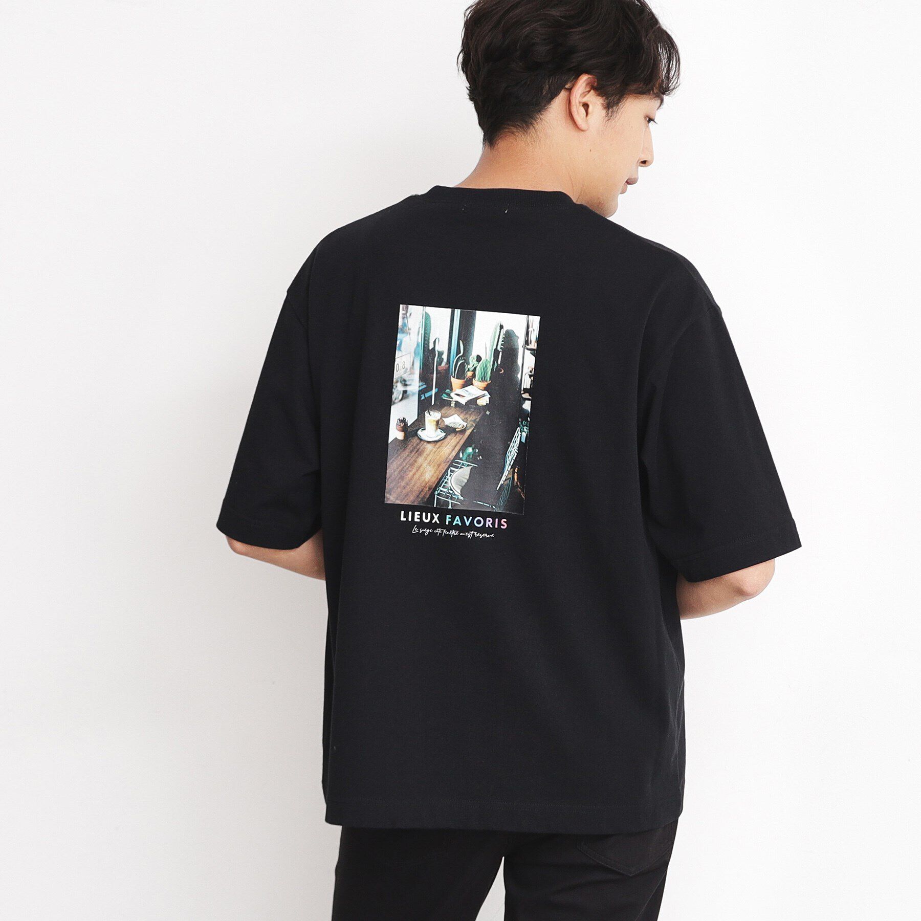 THE SHOP TK「【ご好評につきシリーズ第2弾が登場！】FRESH NATUREデザイン刺繍Tシャツ」|Tシャツ・カットソー|ブラック(119)