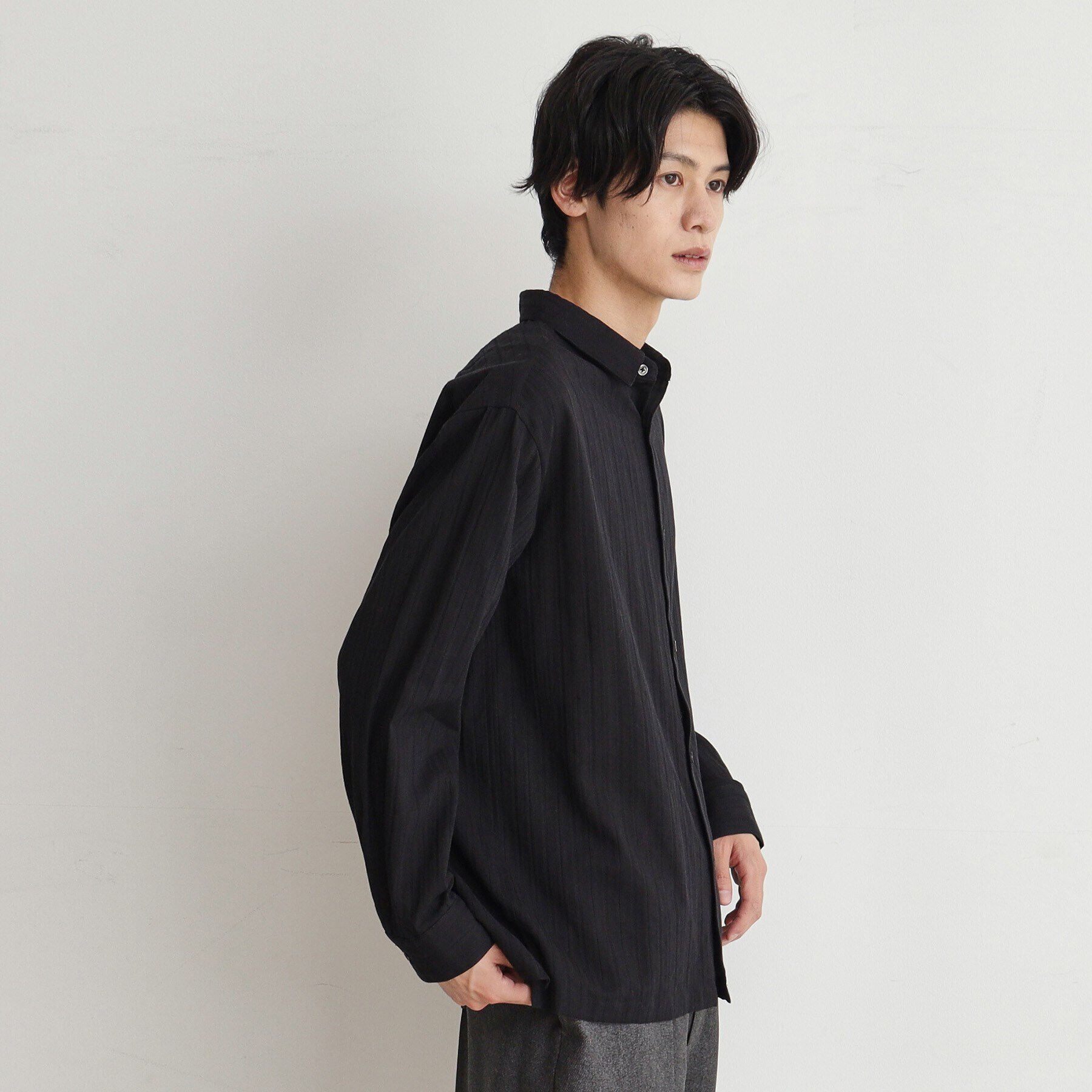 THE SHOP TK「コットンレース長袖シャツ」|シャツ・ブラウス|