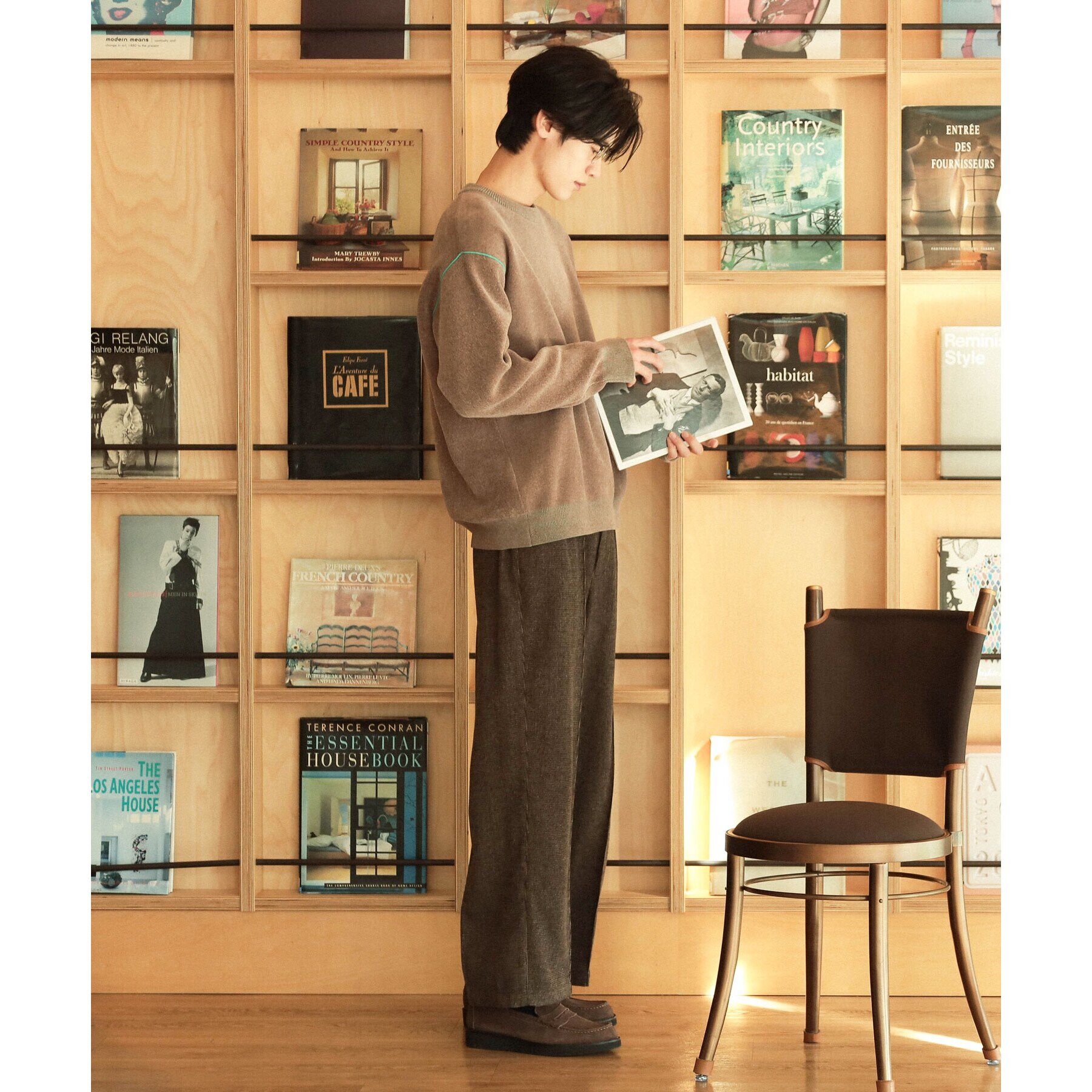 THE SHOP TK「【ハグするニット】モールニットクルーネック　親子リンク/ユニセックス」|ニット・セーター|