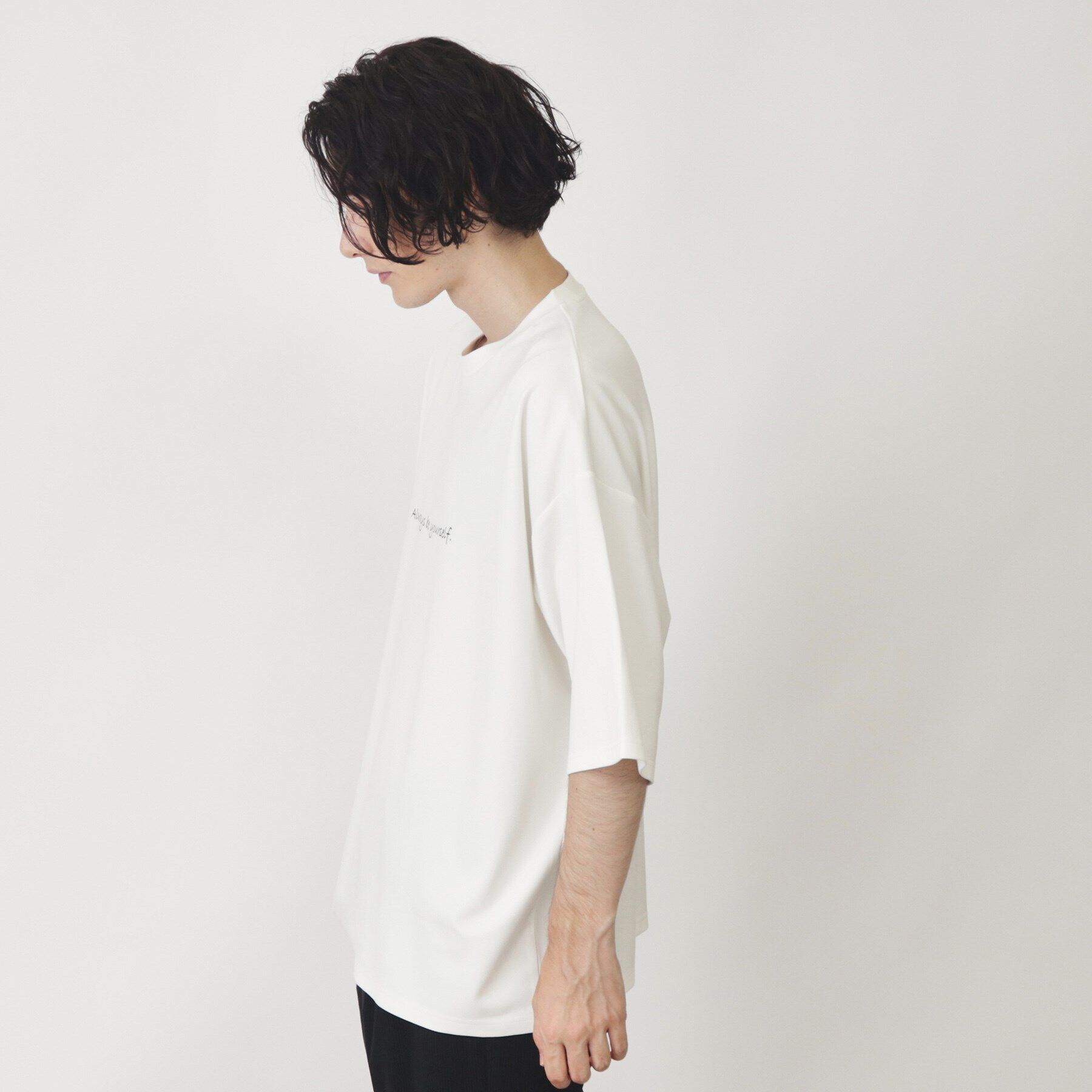 THE SHOP TK「ポンチビッグシルエットプリントTシャツ」|Tシャツ・カットソー|