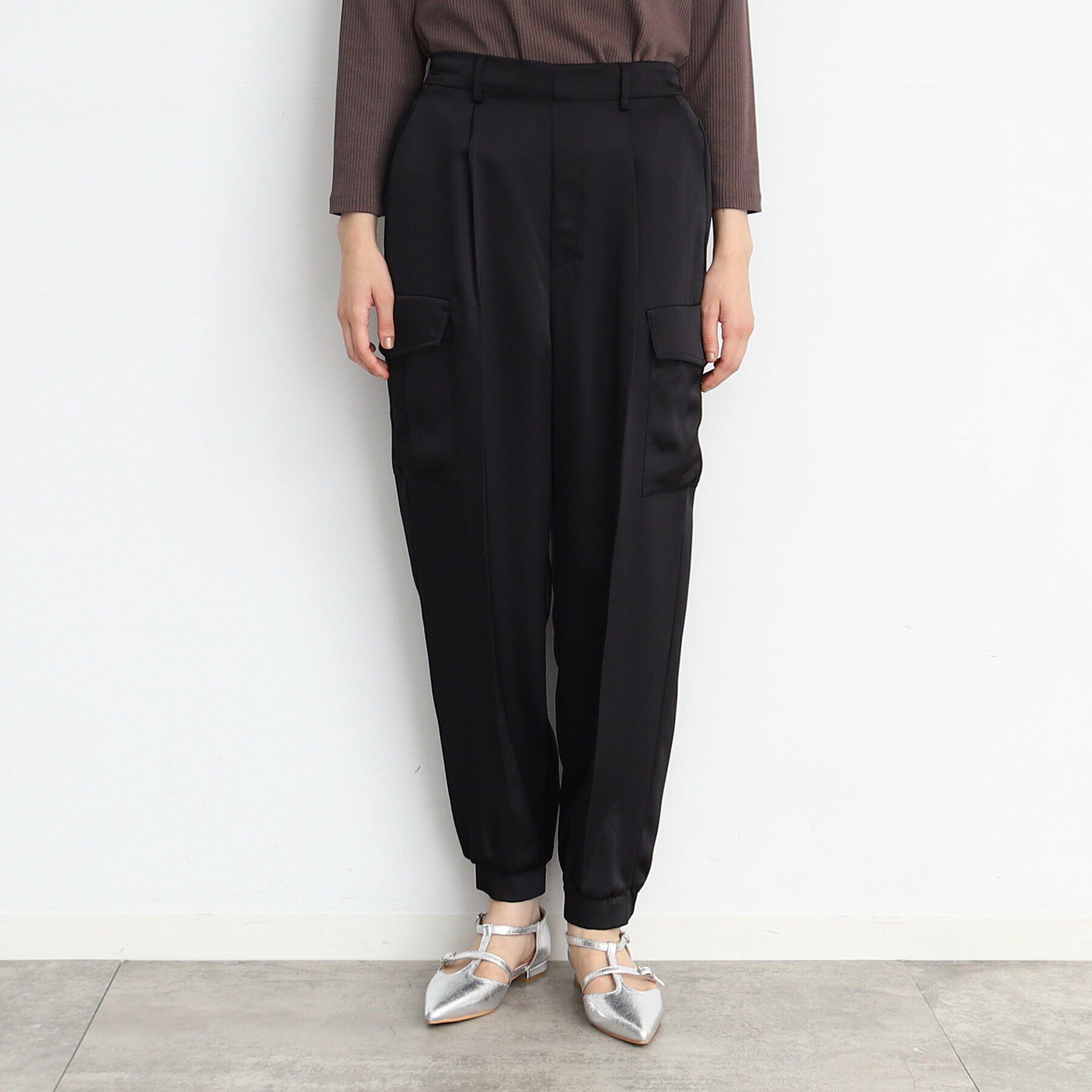 THE SHOP TK「サテンカーゴパンツ」|その他|