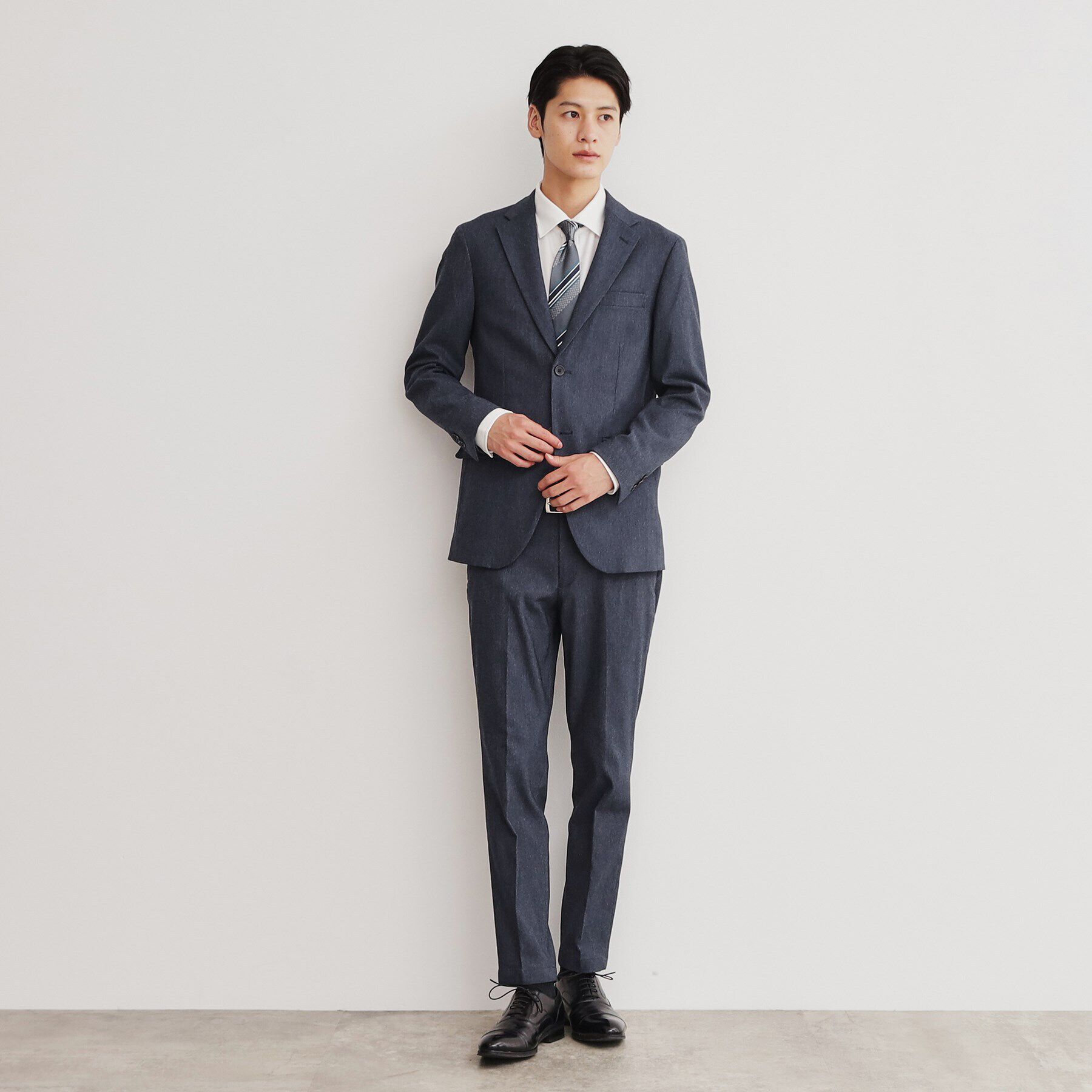 THE SHOP TK「サーモウォーカーツイルジャケット【セットアップ可/ビジネス対応/ストレッチ素材/保温性〇】」|テーラードジャケット|