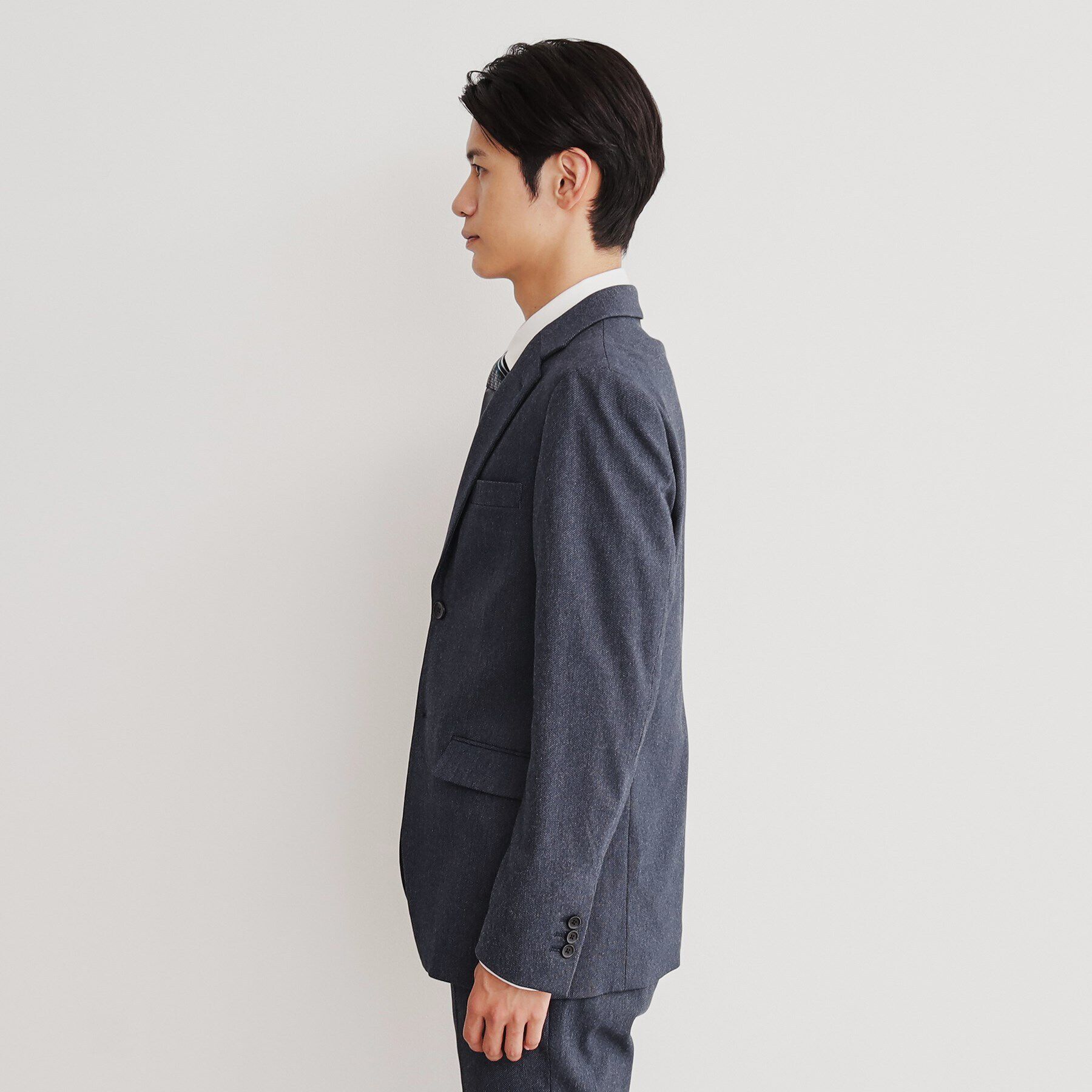 THE SHOP TK「サーモウォーカーツイルジャケット【セットアップ可/ビジネス対応/ストレッチ素材/保温性〇】」|テーラードジャケット|