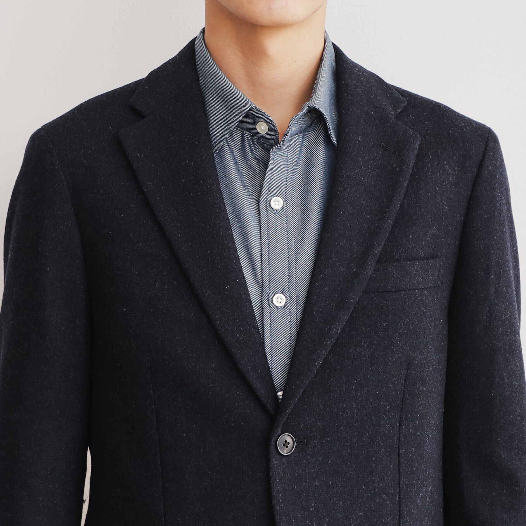 THE SHOP TK「カシミヤ混ピンヘッドジャケット【セットアップ可/ビジネス対応】」|テーラードジャケット|