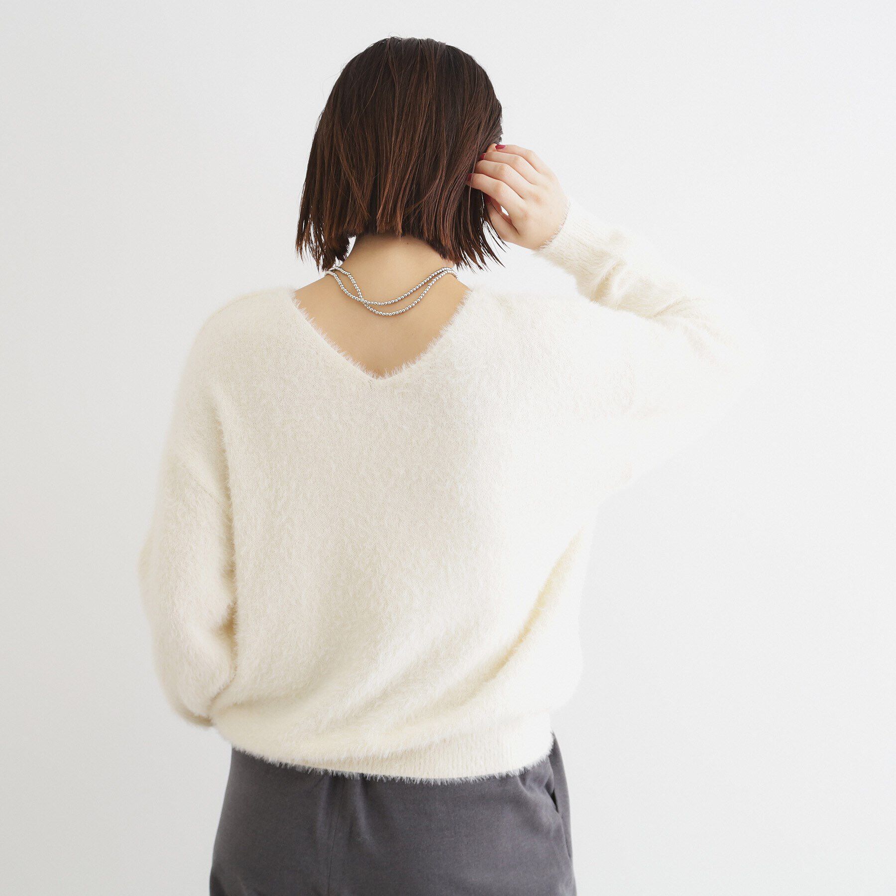 THE SHOP TK「【＠BAILA掲載】【前後2way】フェザーニット/洗える」|ニット・セーター|