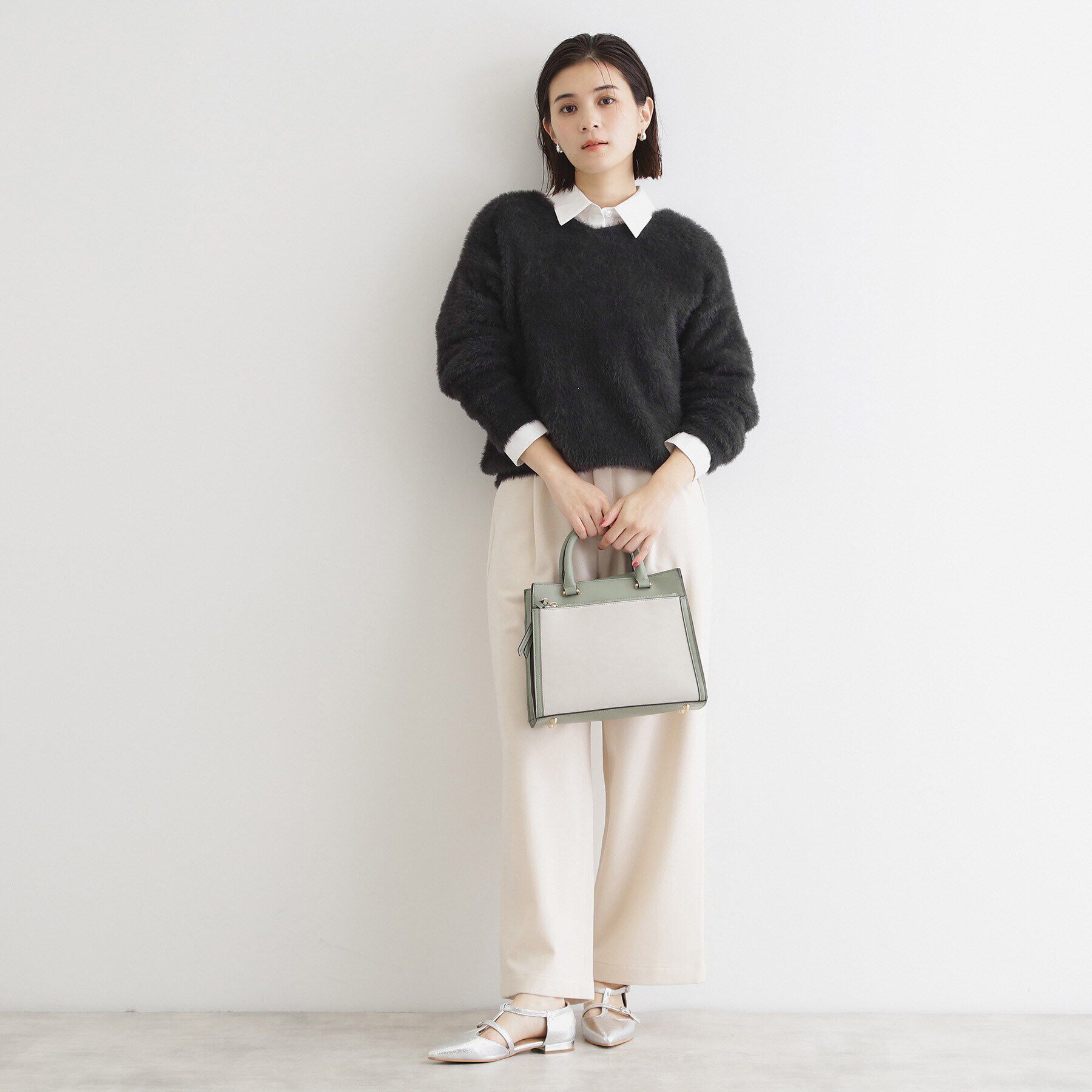 THE SHOP TK「【＠BAILA掲載】【前後2way】フェザーニット/洗える」|ニット・セーター|