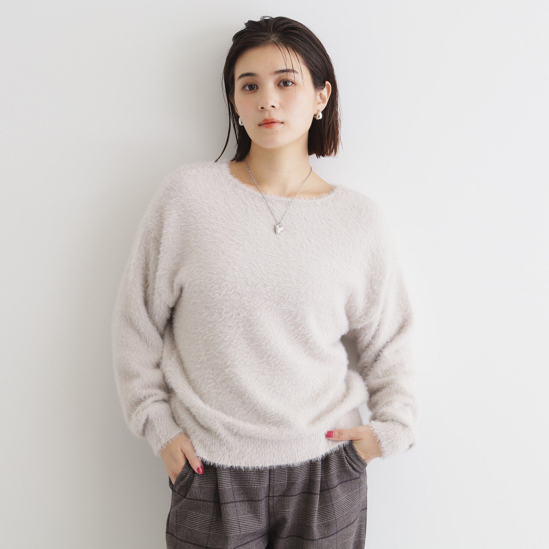 THE SHOP TK「【＠BAILA掲載】【前後2way】フェザーニット/洗える」|ニット・セーター|