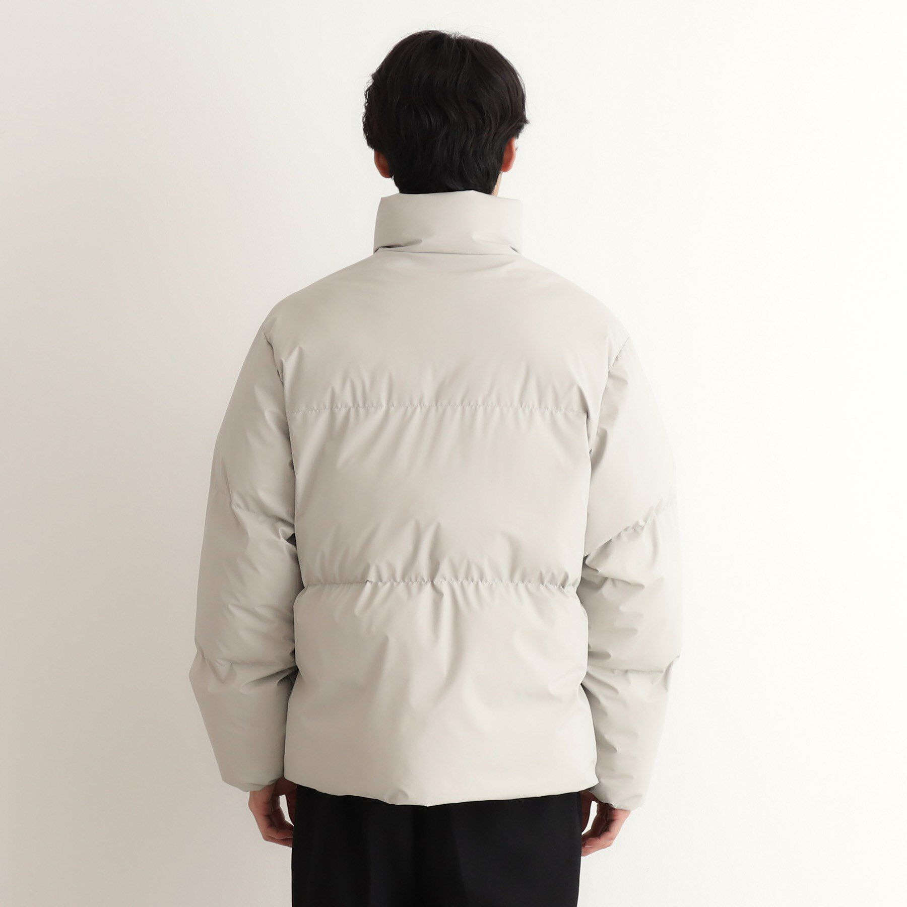 THE SHOP TK「スタンドネック中綿ジップブルゾン」|ダウン|