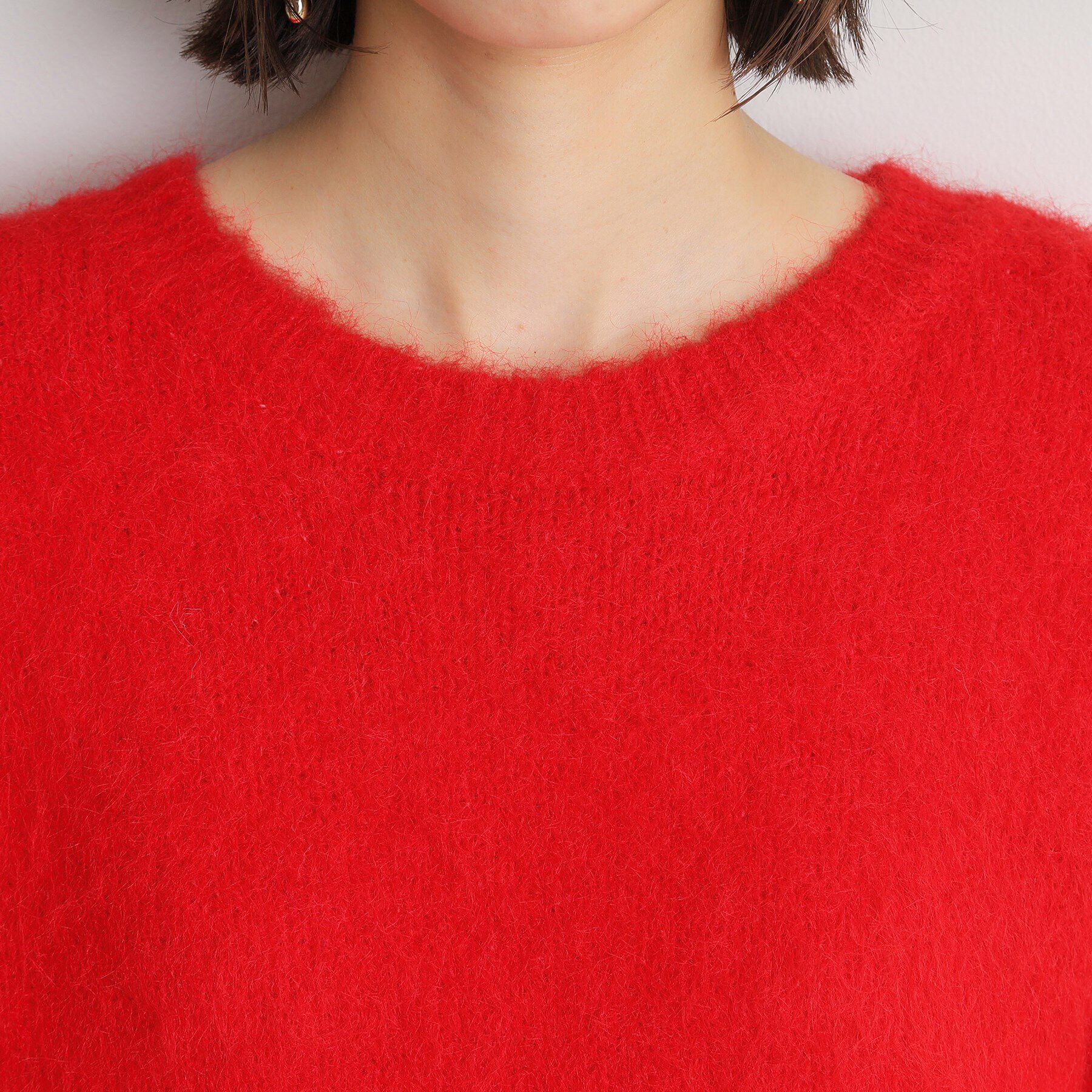 THE SHOP TK「ソフトシャギーヤーンプルオーバー」|ニット・セーター|