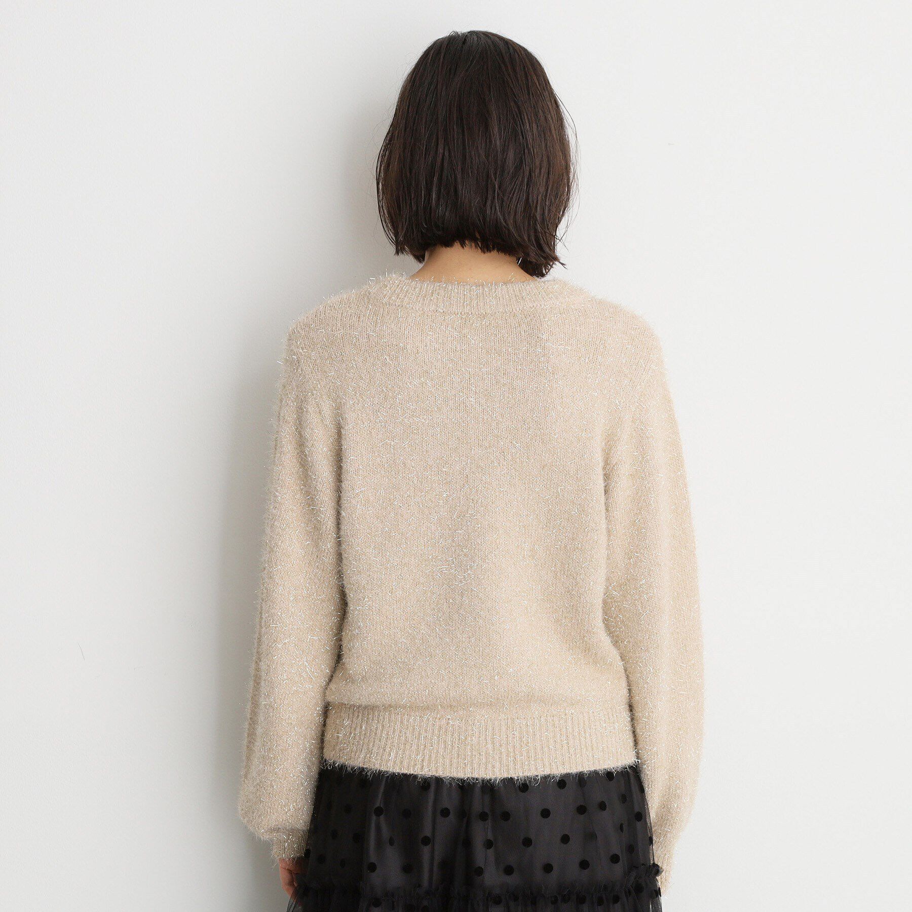 THE SHOP TK「シャイニーフェザーニット【洗える】」|ニット・セーター|